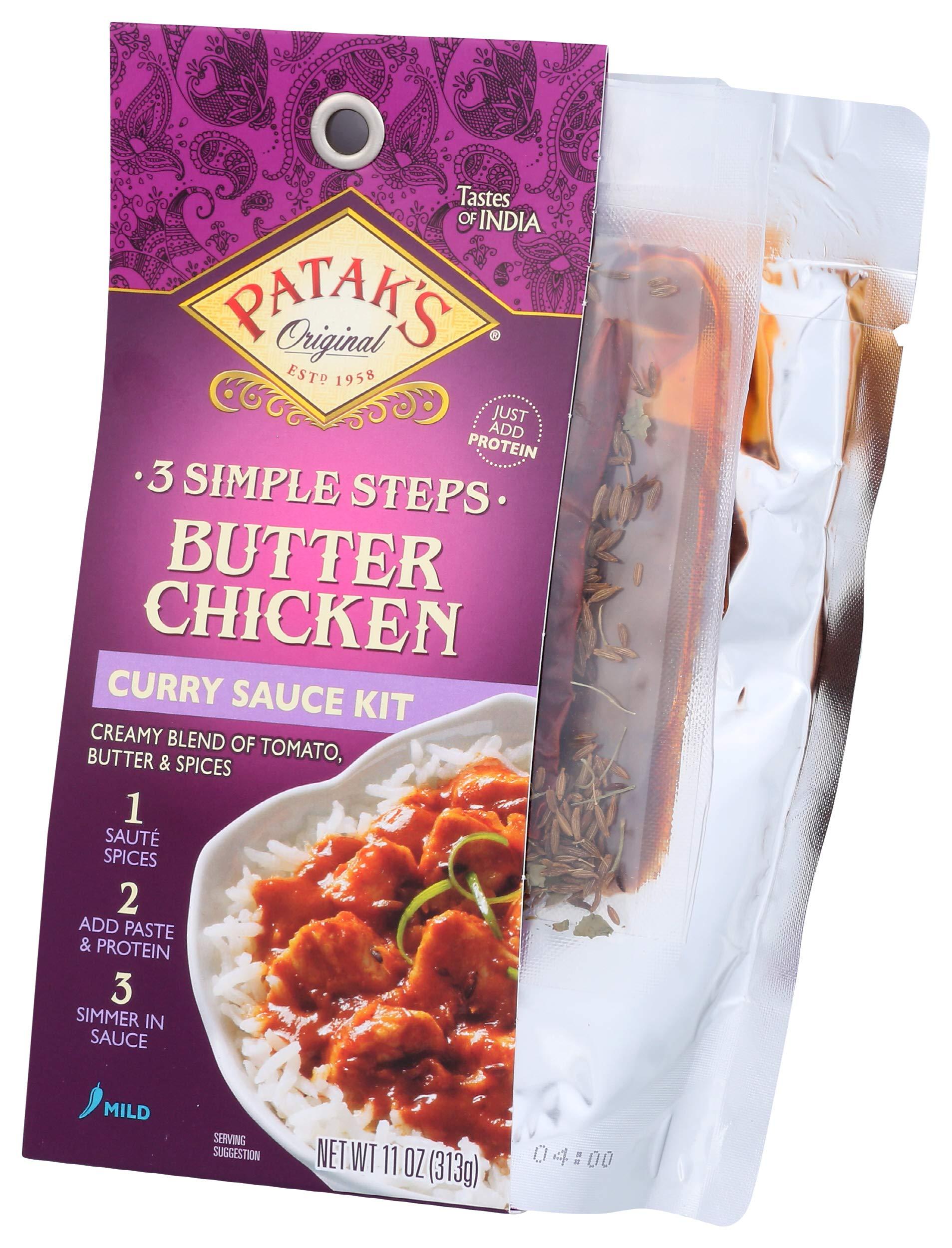 Patak's Butter Chicken Curry Sauce Kit 3-Step, 11 Fl Oz - Image 6