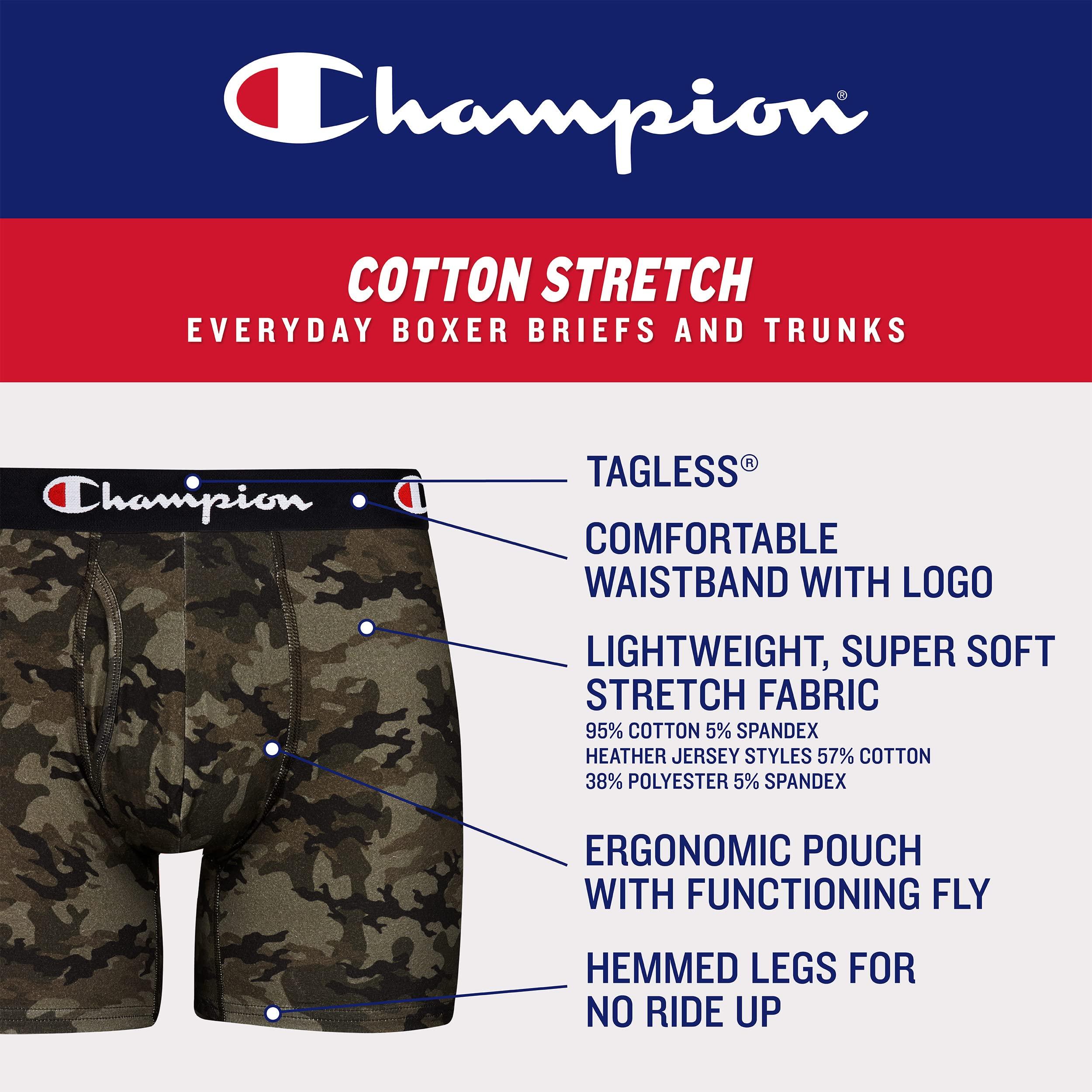 Champion Men's Everyday Cotton Stretch Boxer Briefs - Image 2