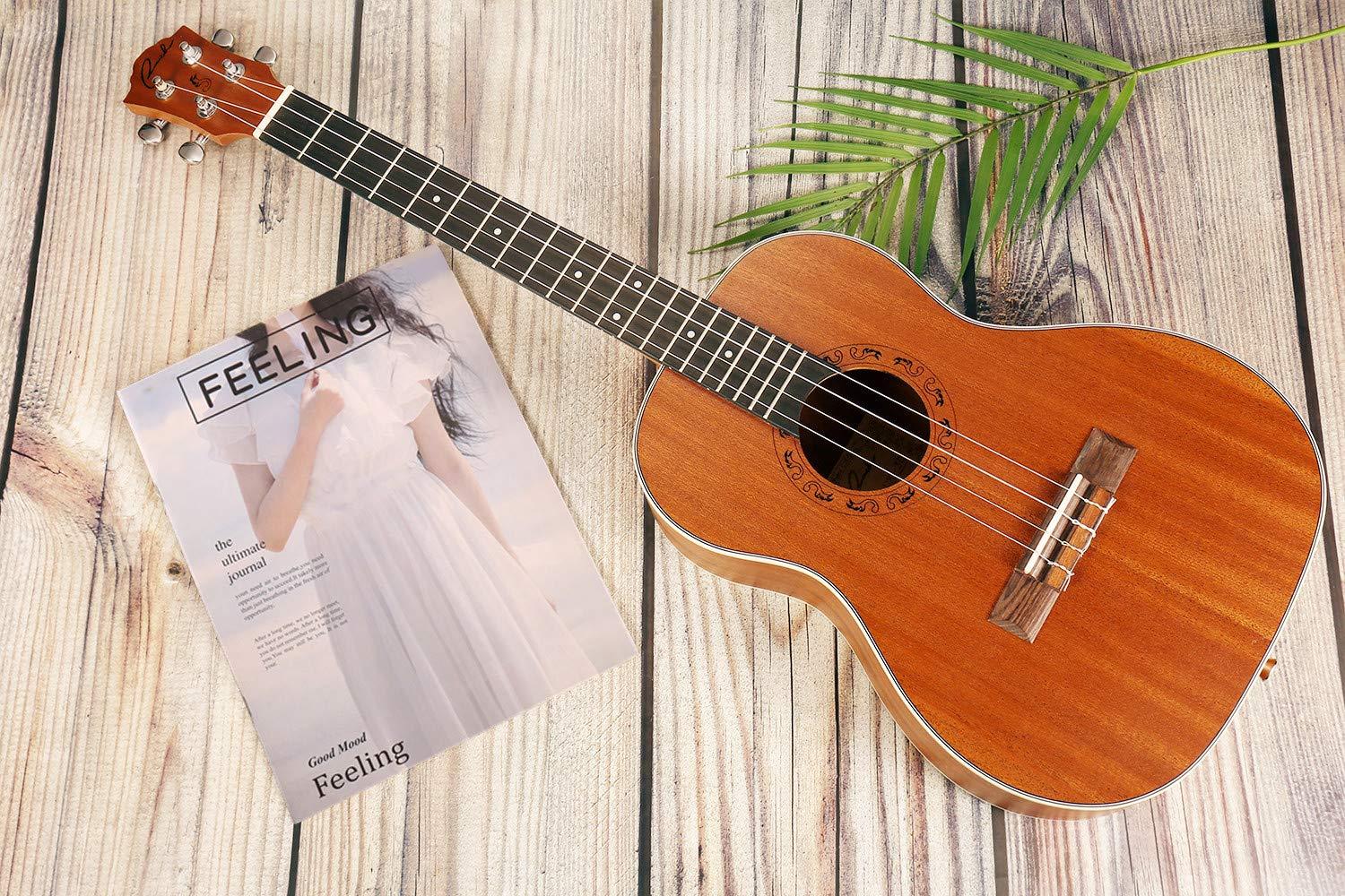 Ranch Baritone Ukulele 30 inch Ukelele Instrument Kit for Beginners Starter Pack Bundle Gig bag, Tuner, Strap, Adjustable Tool Set - Image 5