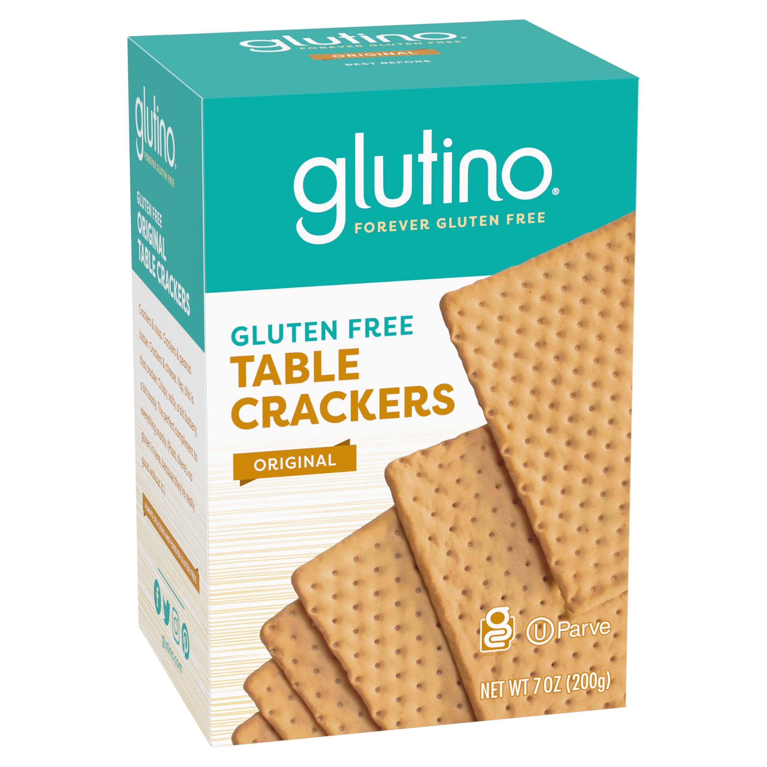 Glutino Gluten Free Table Crackers, Premium Squares, Original, 7 oz - Image 4