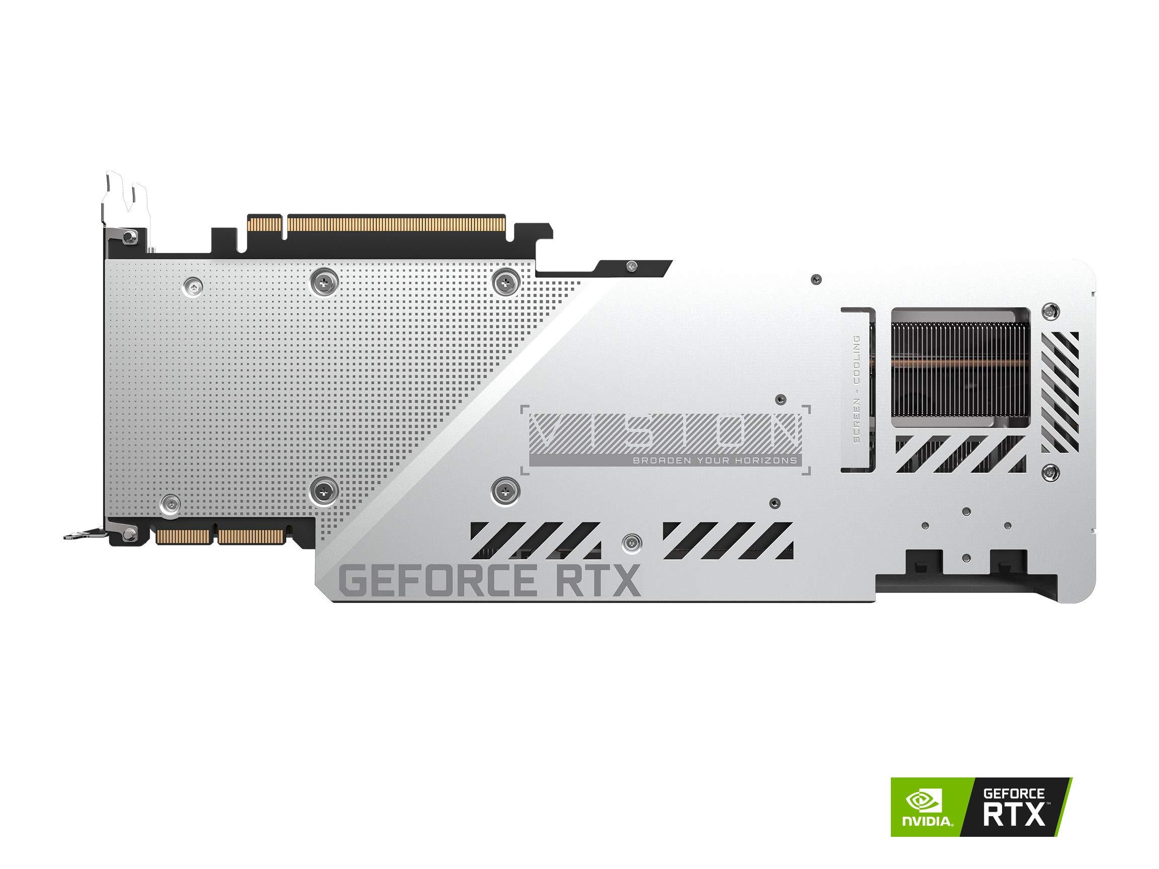 GIGABYTE GeForce RTX 3090 Vision OC 24G Graphics Card, 3X WINDFORCE Fans, 24GB 384-bit GDDR6X, GV-N3090VISION OC-24GD Video Card - Image 6