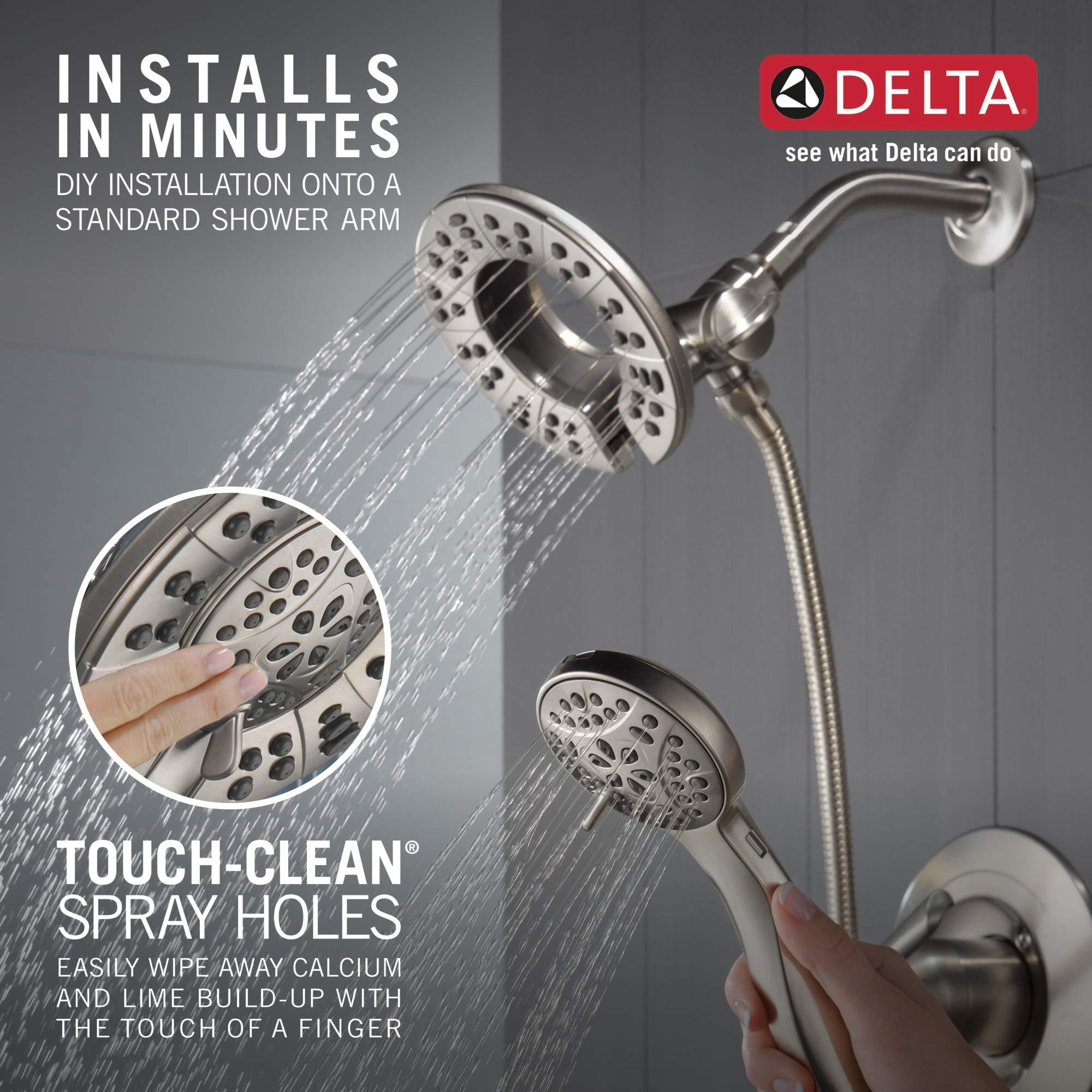 DELTA 142840-SP-I Arvo Tub Shower, SpotShield Brushed Nickel - Image 6
