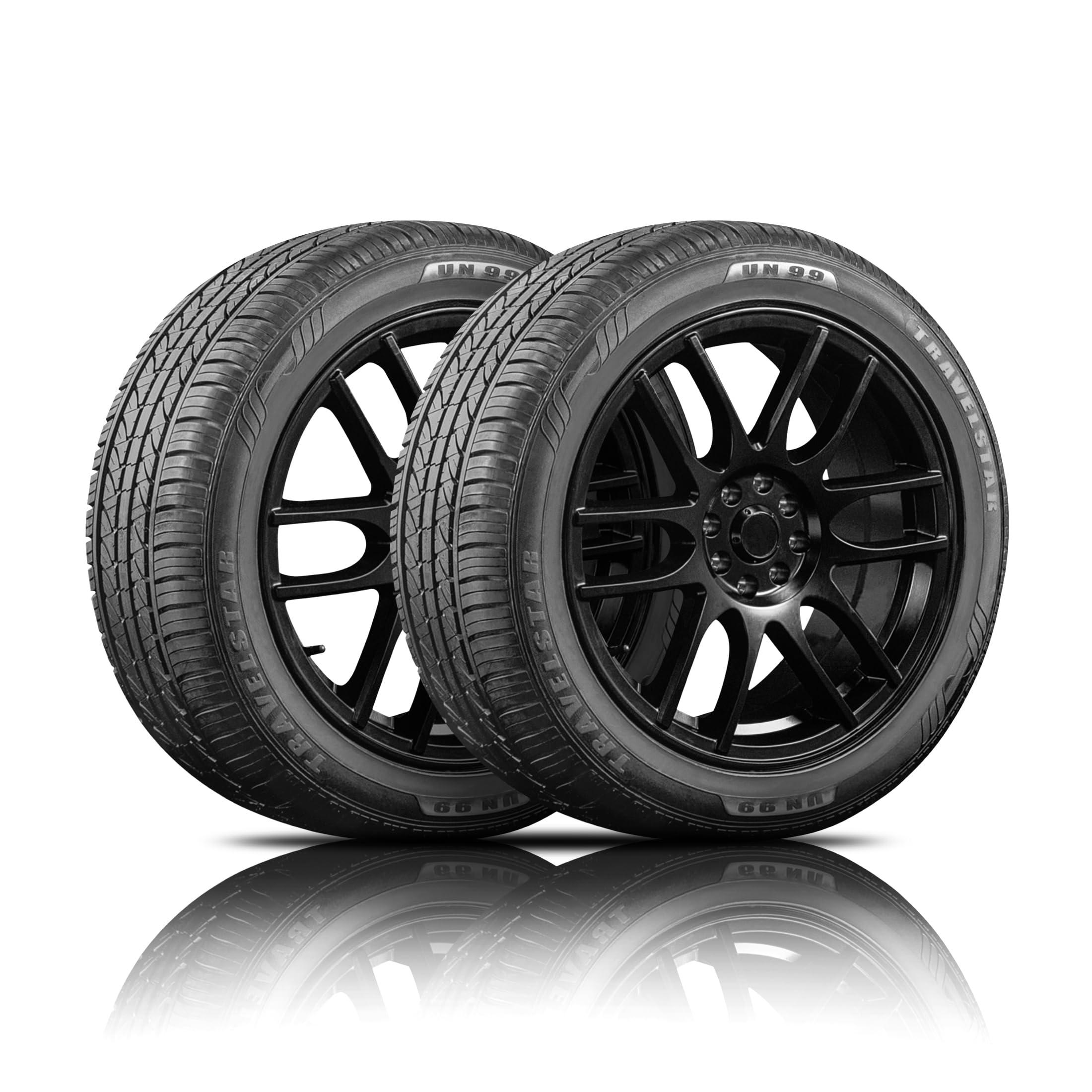 Set of 2 (Two) Travelstar UN99 All Season 225/65R17 102H All Season Radial Passenger Car Tire 225/65/17 - Includes Road Hazard Warranty (Tire Only)