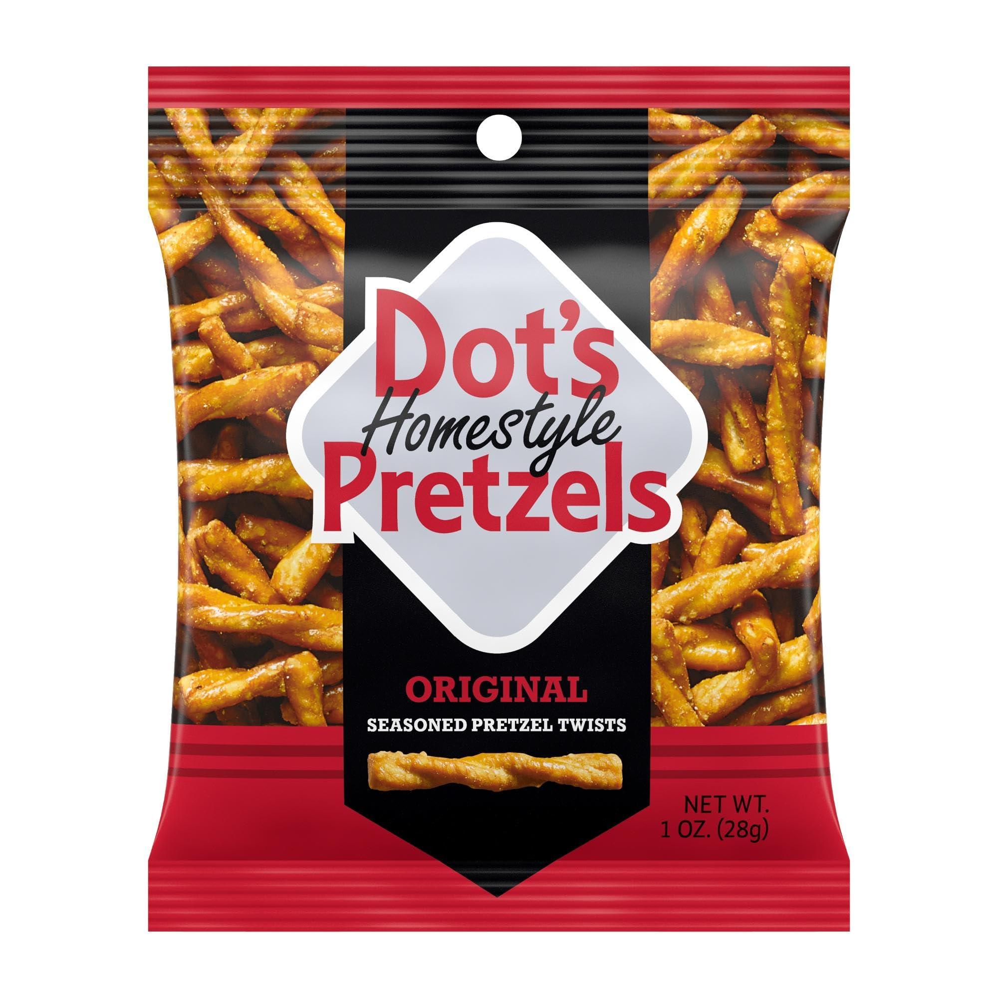 Dot's Pretzels Original Seasoned Pretzel Twist Snack, 1oz Individually Sized Bag (10 Count) - Image 6