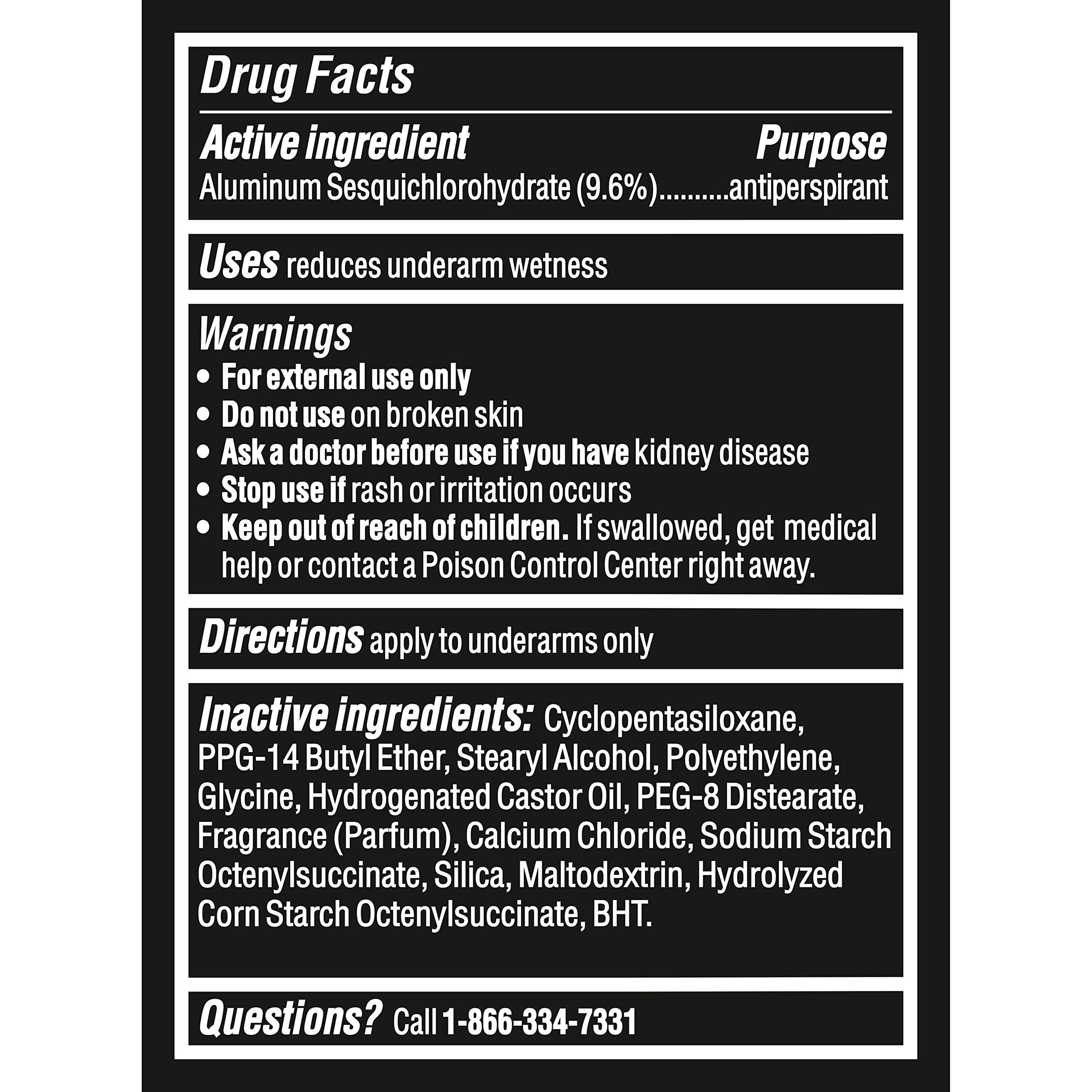 Degree Men UltraClear Antiperspirant Deodorant Black+White 2 Count 72-Hour Sweat & Odor Protection Antiperspirant For Men With MotionSense Technology 2.7 oz - Image 10