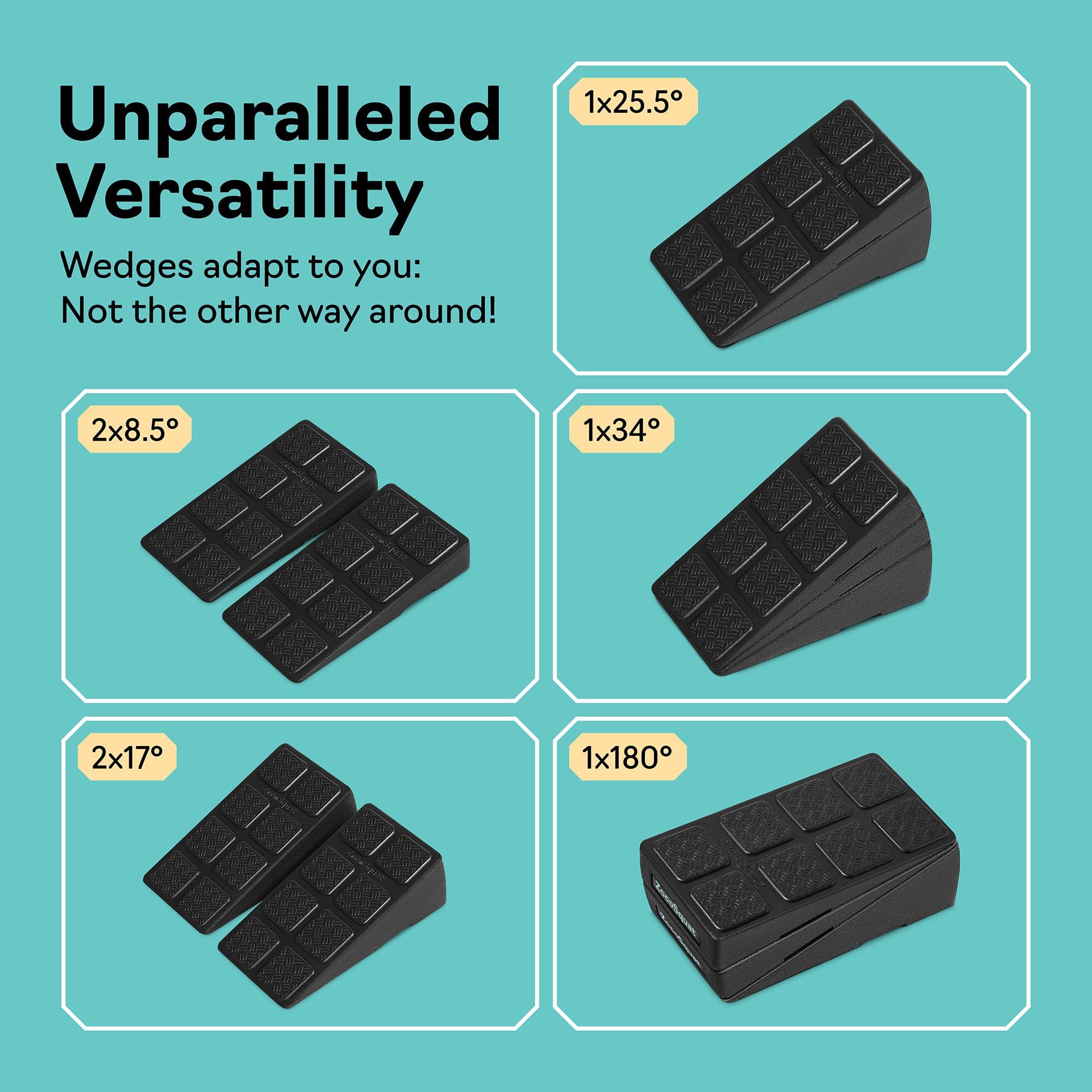 Squat Wedge - Squat Wedge Block 520 LBS Weight Capacity - Slant Board for Calf Stretching - Calf Stretcher Slant Board - yoga blocks - Image 3