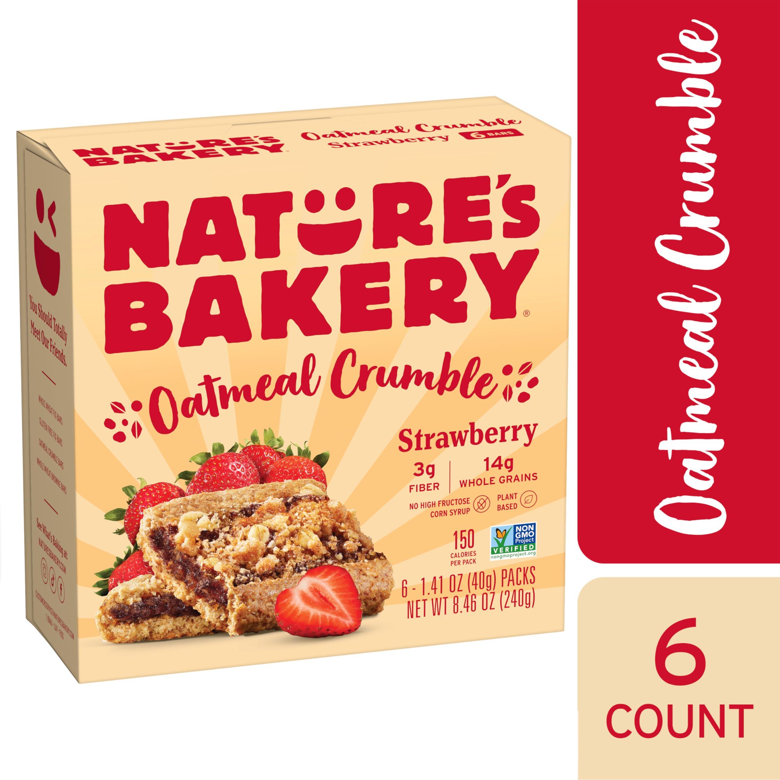 Nature's Bakery Oatmeal Crumble Strawberry Bars, 1.41 Oz, 6 Ct - Image 3