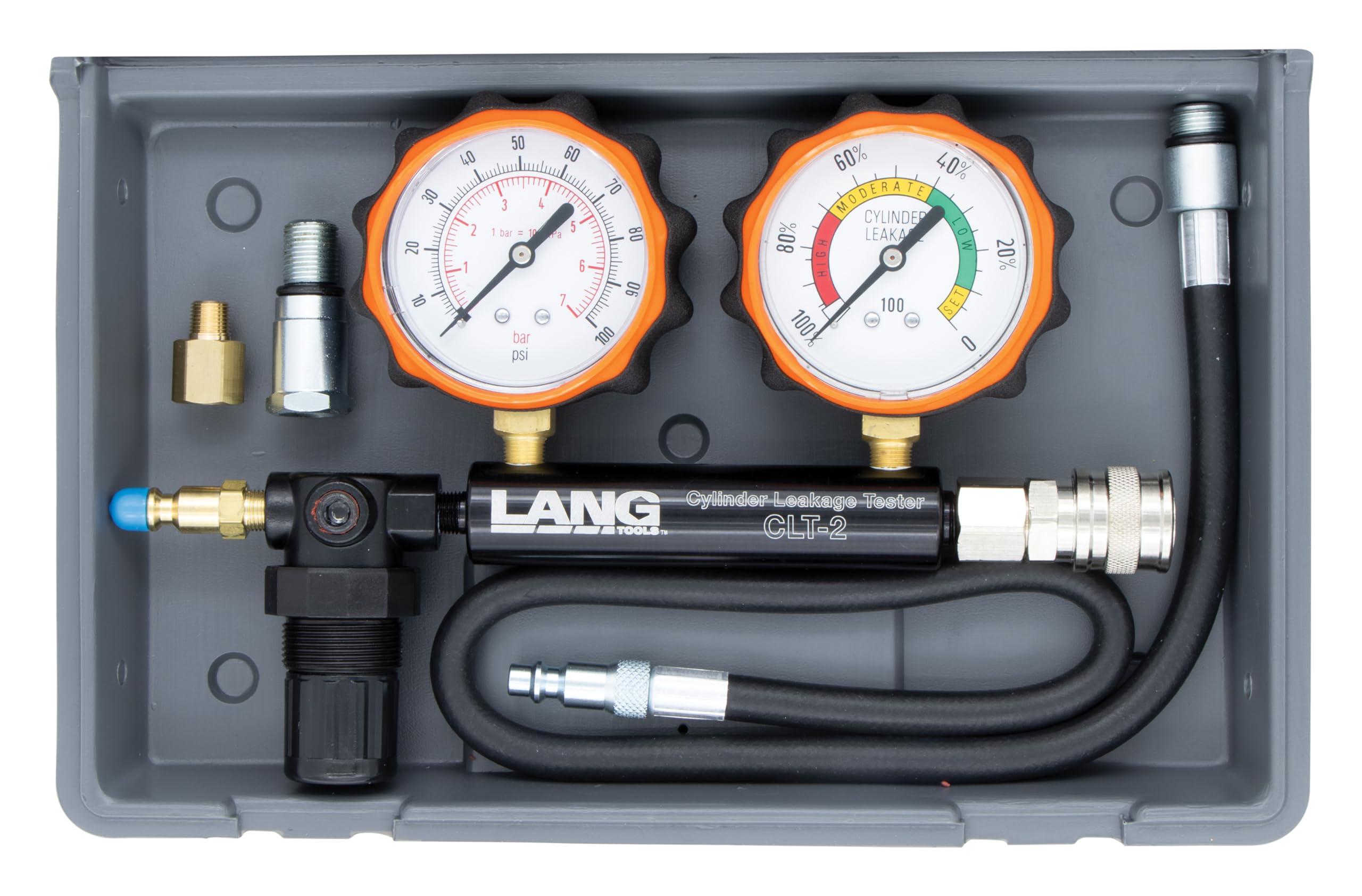 Lang Tools CLT-2 100 PSI Cylinder Leakage Tester with 2 Gauges, One Size - Image 3