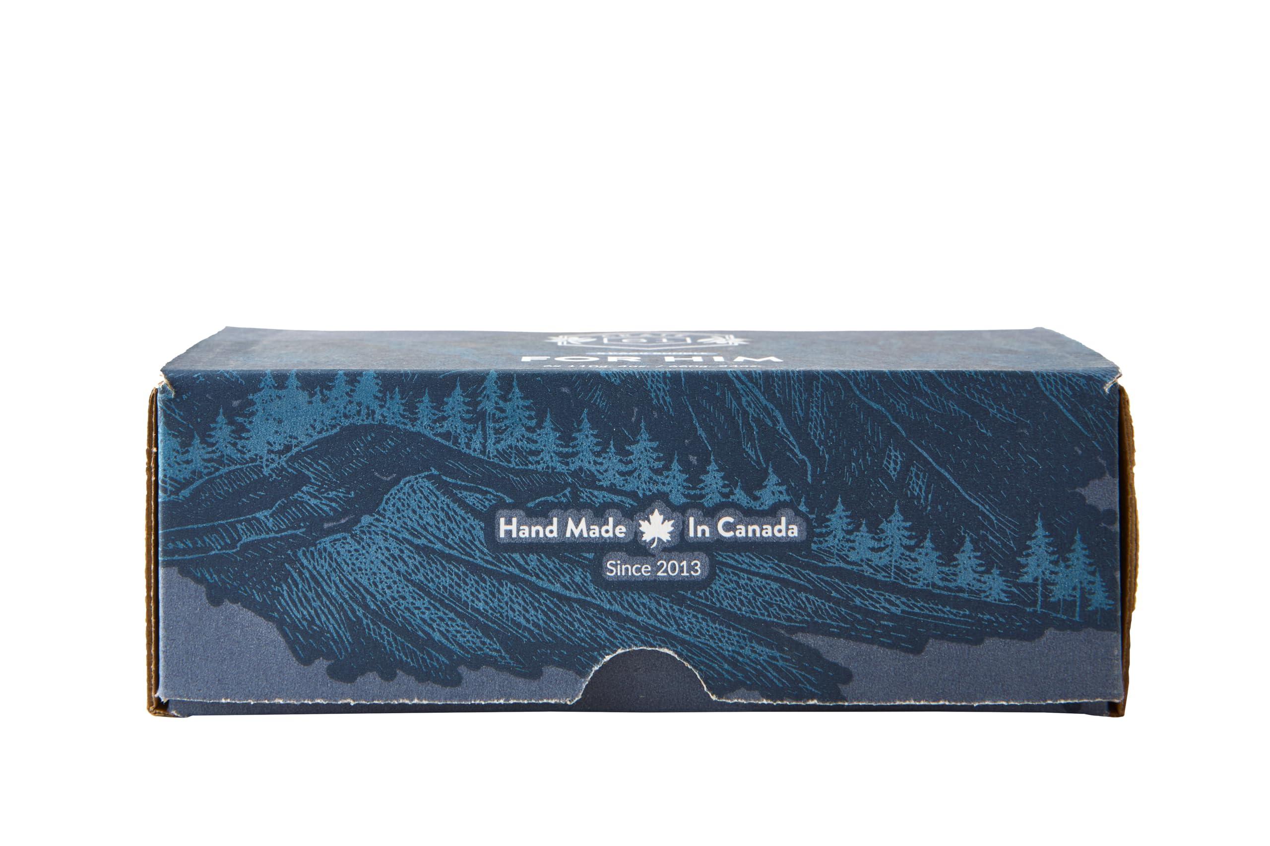 Crate 61 Organics, Handmade in Canada, Plant Based Cold Process Natural Bar Soap, With Premium Essential Oils, Dry Skin, Pack of 6 (For Him) - Image 3