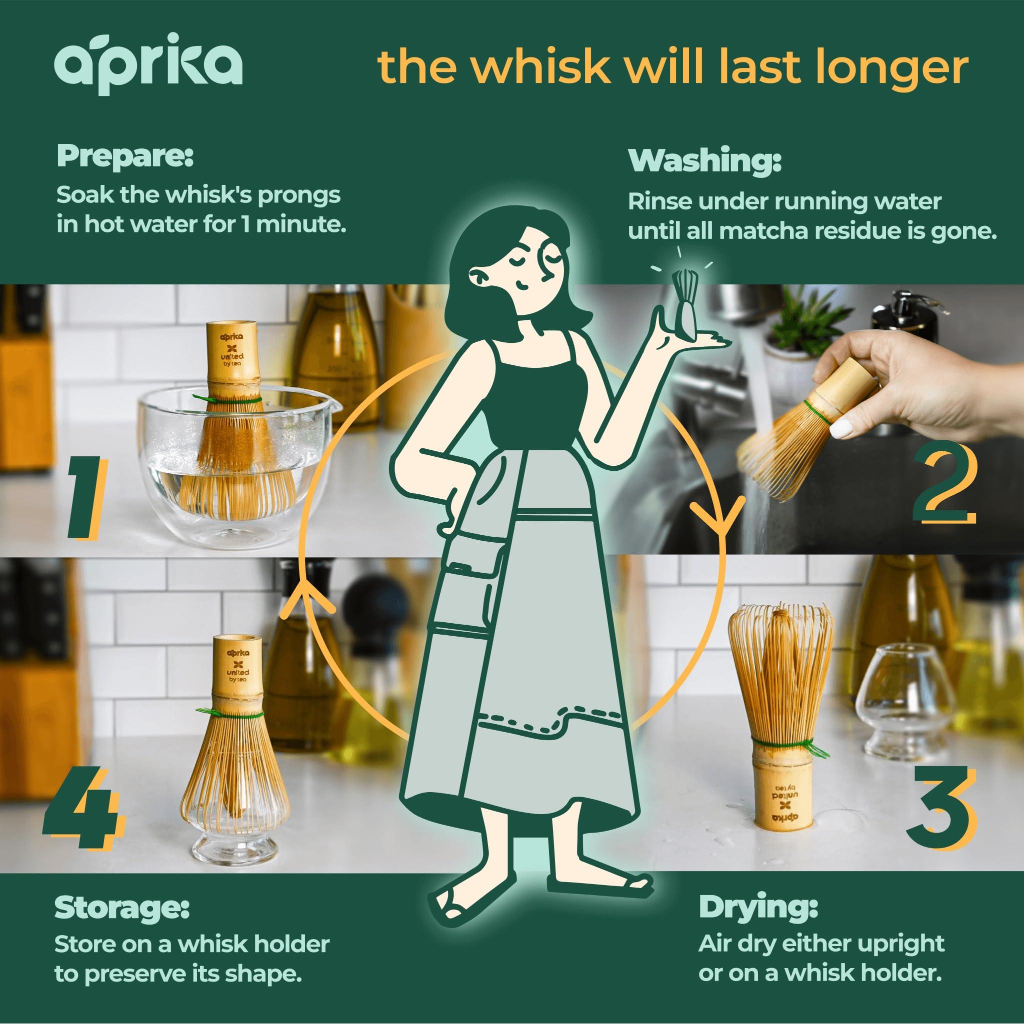 AprikaLife -Traditional Matcha Whisk - 100 Prong Bamboo Whisk For Ceremonial Tea Preparation - Authentic Japanese Bamboo Whisk For Matcha Tea - Image 5