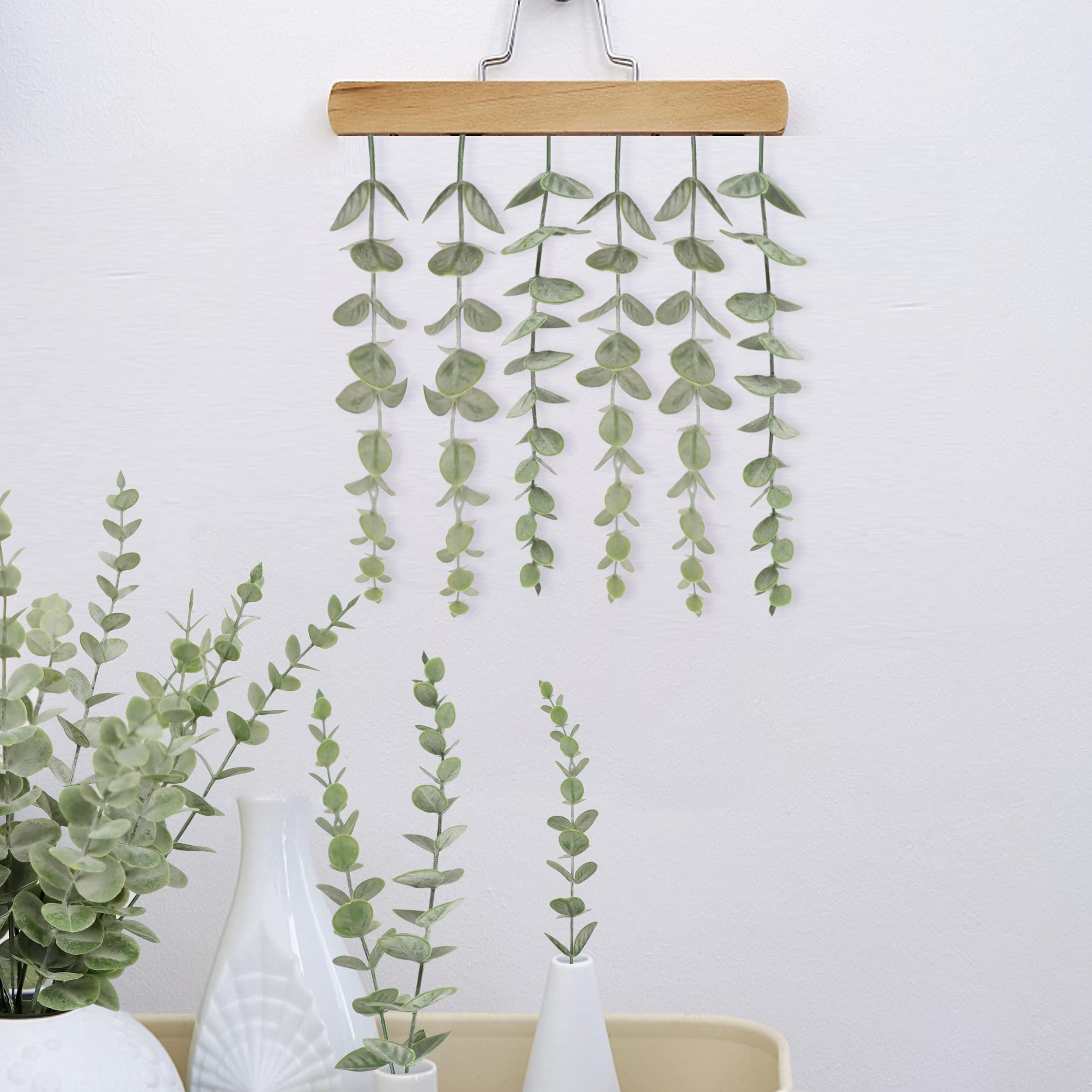Tiyard 18pcs Eucalyptus Stems Artificial Eucalyptus Leaves Stems Artificial Fake Flowers for Home Office Flowers Bouquet Centerpiece Wedding Decoration Christmas Decor 2025 - Image 9