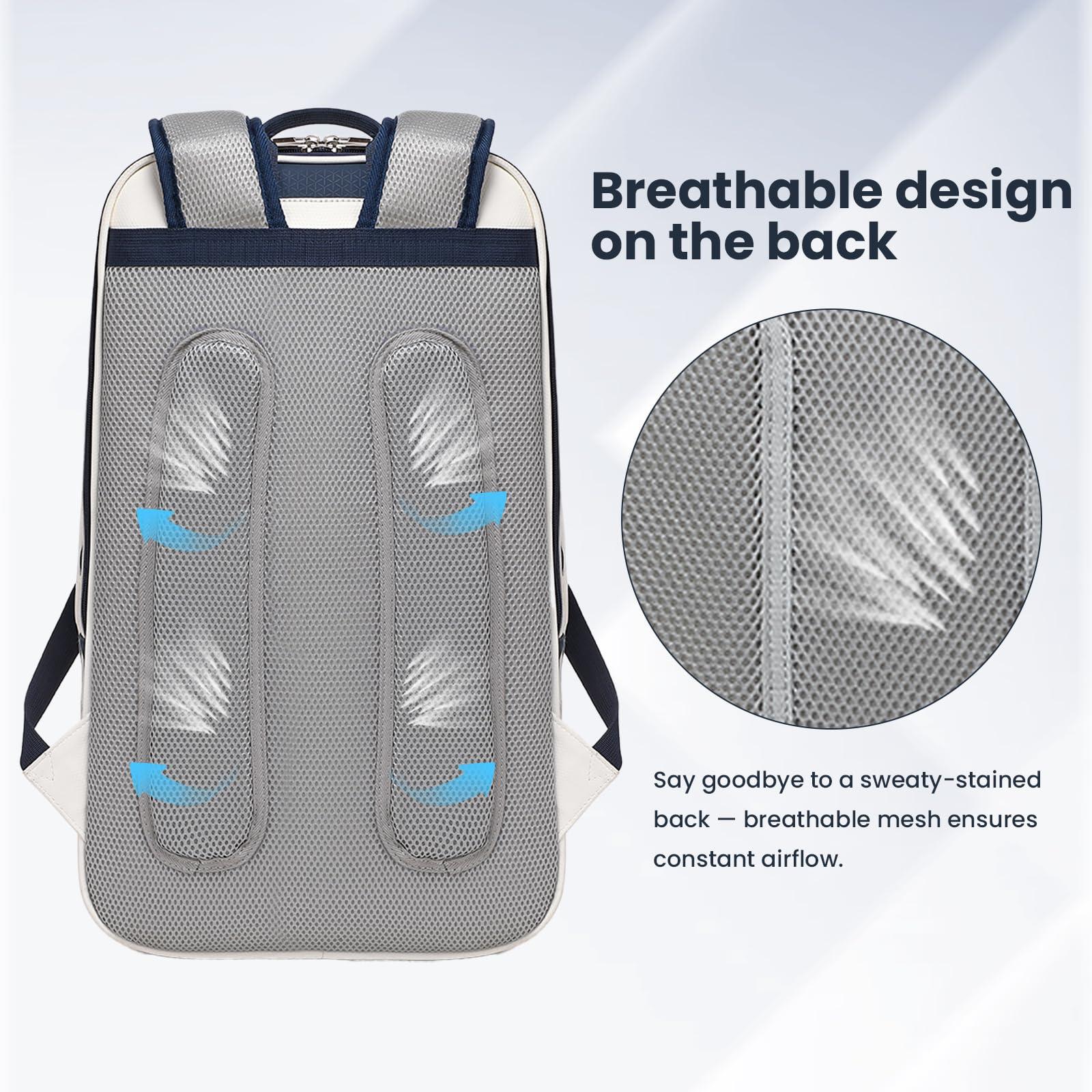 CCGTIOR Multi-Use Beach Tennis Bag For Sport Convertible Padel Backpack With Shoe Compartment, Laptop Sleeve,Fence Hook,Ball Sleeve - Image 4
