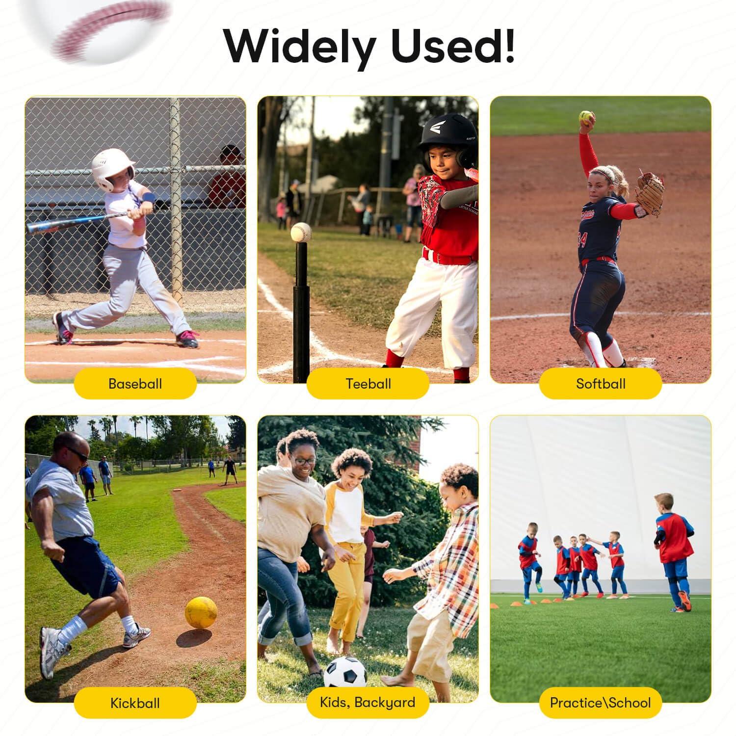 Easy Play Sports & Outdoors, Kids &Adults - Rubber Bases Bag Set - Baseball, Kickball, Tee Ball, Wiffle Ball - Practice, Yard - Image 6