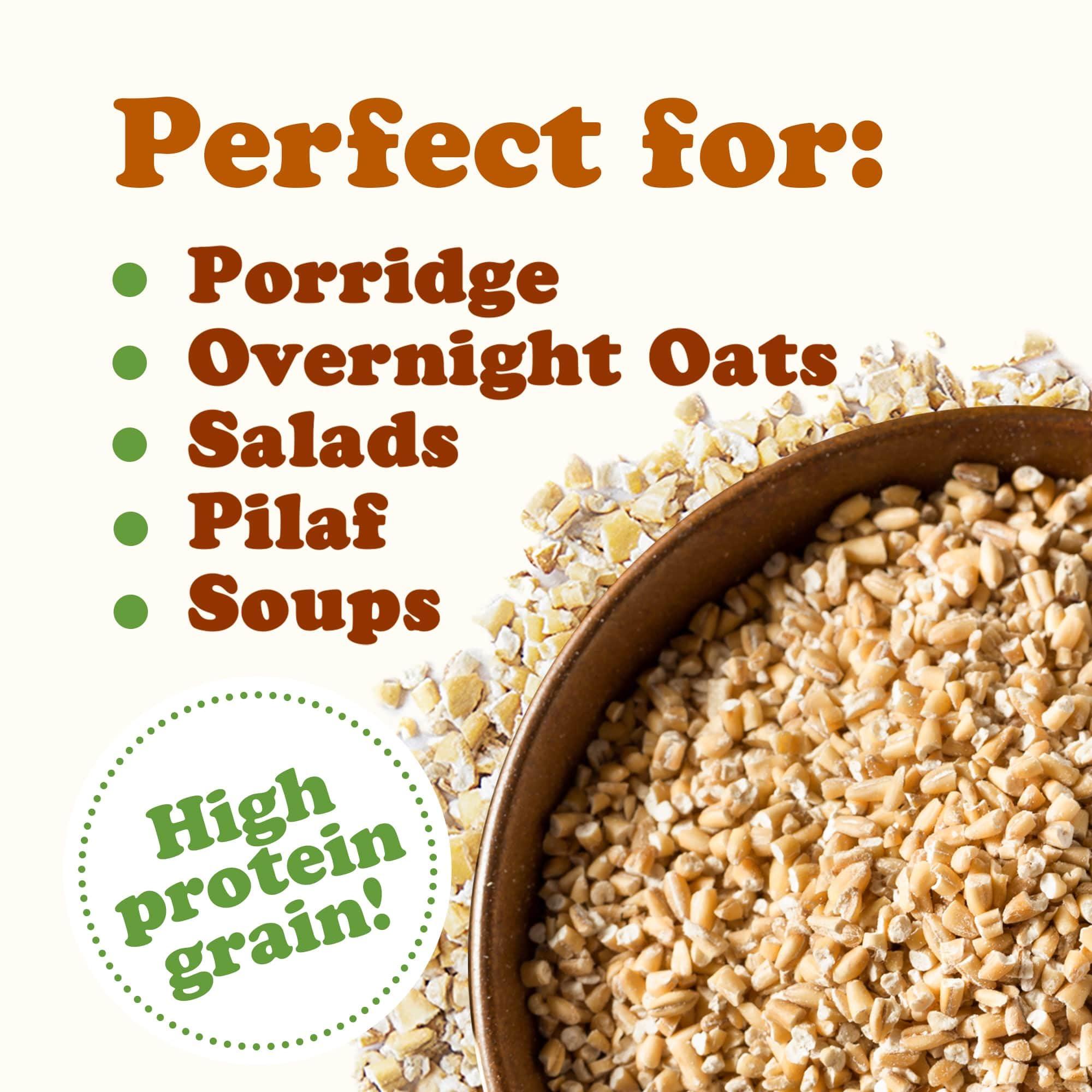 Food to Live Steel Cut Oats, 20 Pounds - 100% Whole Grain Irish Oats, Quick and Easy Cooking Oatmeal, Hearty and Nutritious Cereal, High in Fiber and Protein, Raw, Unprocessed, Vegan, Kosher, Bulk - Image 6