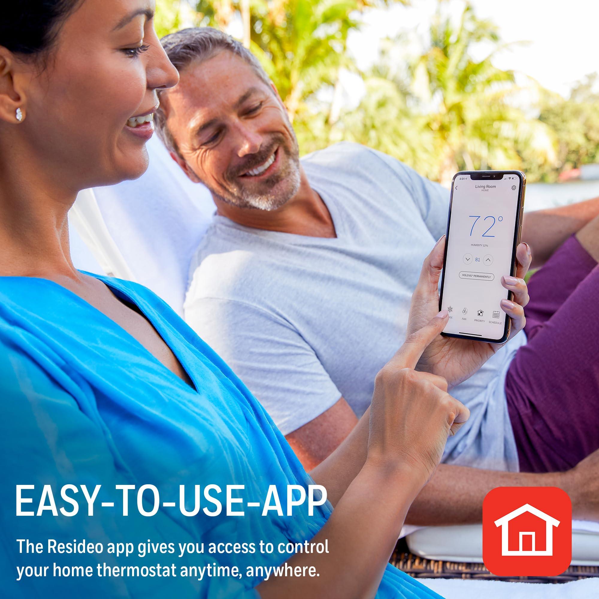 Honeywell Home T9 WIFI Smart Thermostat, Smart Room Sensor Ready, Touchscreen Display, Alexa and Google Assist - Image 11