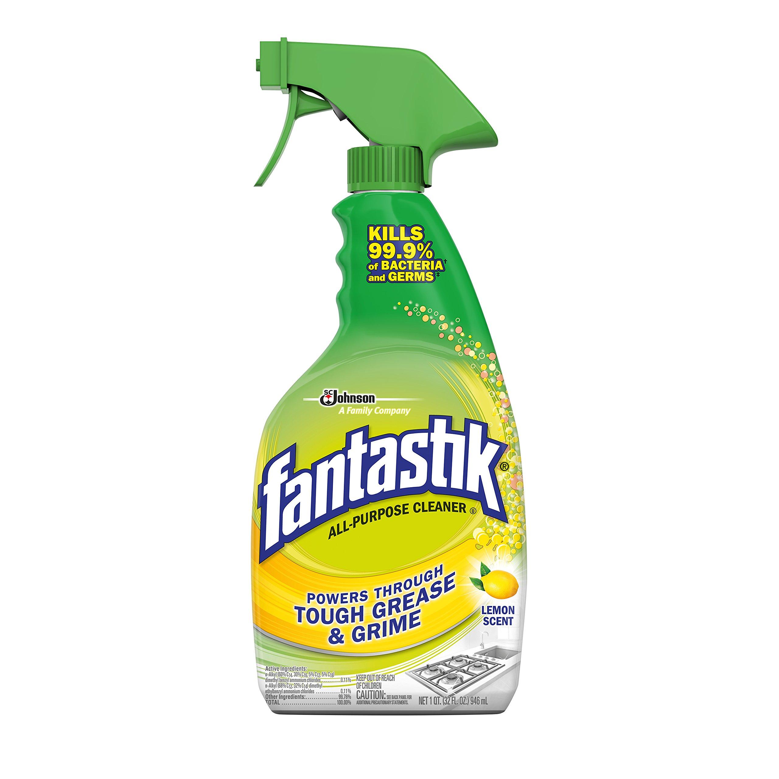 Fantastik All-Purpose Cleaner Trigger, Lemon Scent, 32 fl oz, Pack of 3