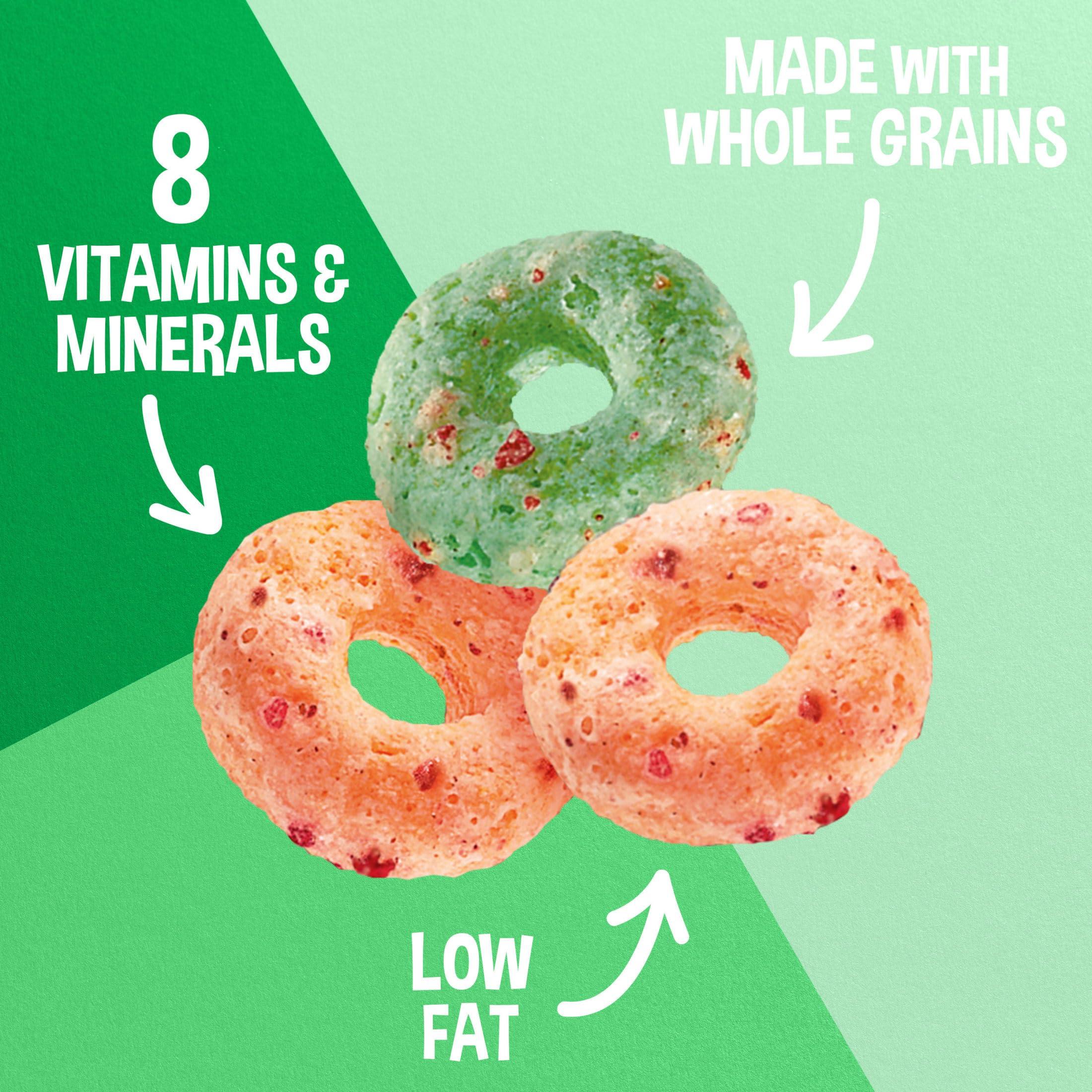 Kellogg’s Apple Jacks Breakfast Cereal, Kids Snacks, Family Breakfast, Giant Size, Original, 23oz Box (1 Box) - Image 5