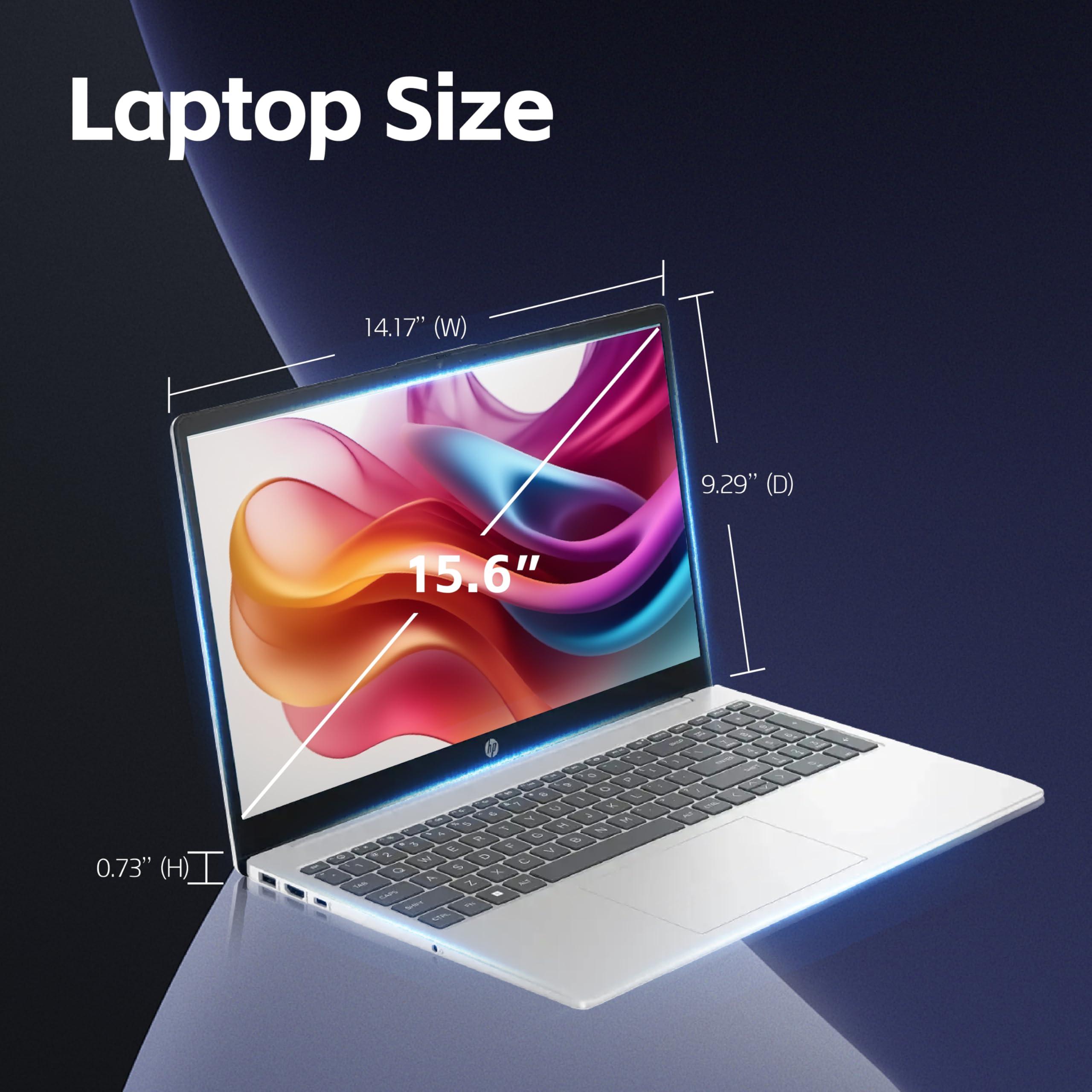 HP 15.6 inch Laptop, Intel i5 Processor Up to 4.4 GHz, 32GB RAM, 1TB SSD, HD Touch Screen, Intel Iris Xe Graphics, Windows 11 Home, Webcam, Wi-Fi, Bluetooth, Natural Silver, Alpacatec Accessories - Image 6