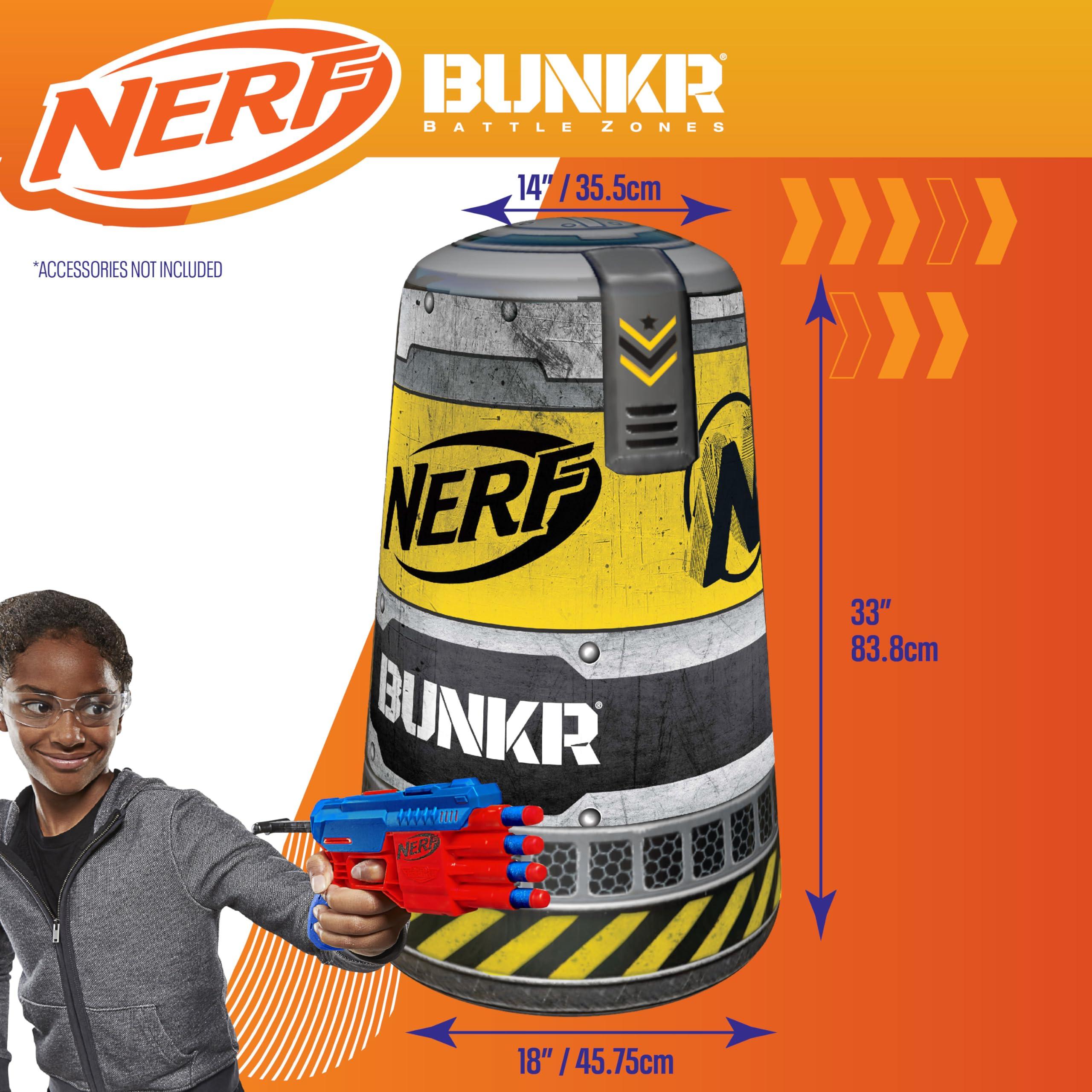 BUNKR Battle Zones NERF Nerf Competition Pack 4 Inflatable Bunkers for Combat, NERF War, Laser Tag, Blaster Battles - Image 5