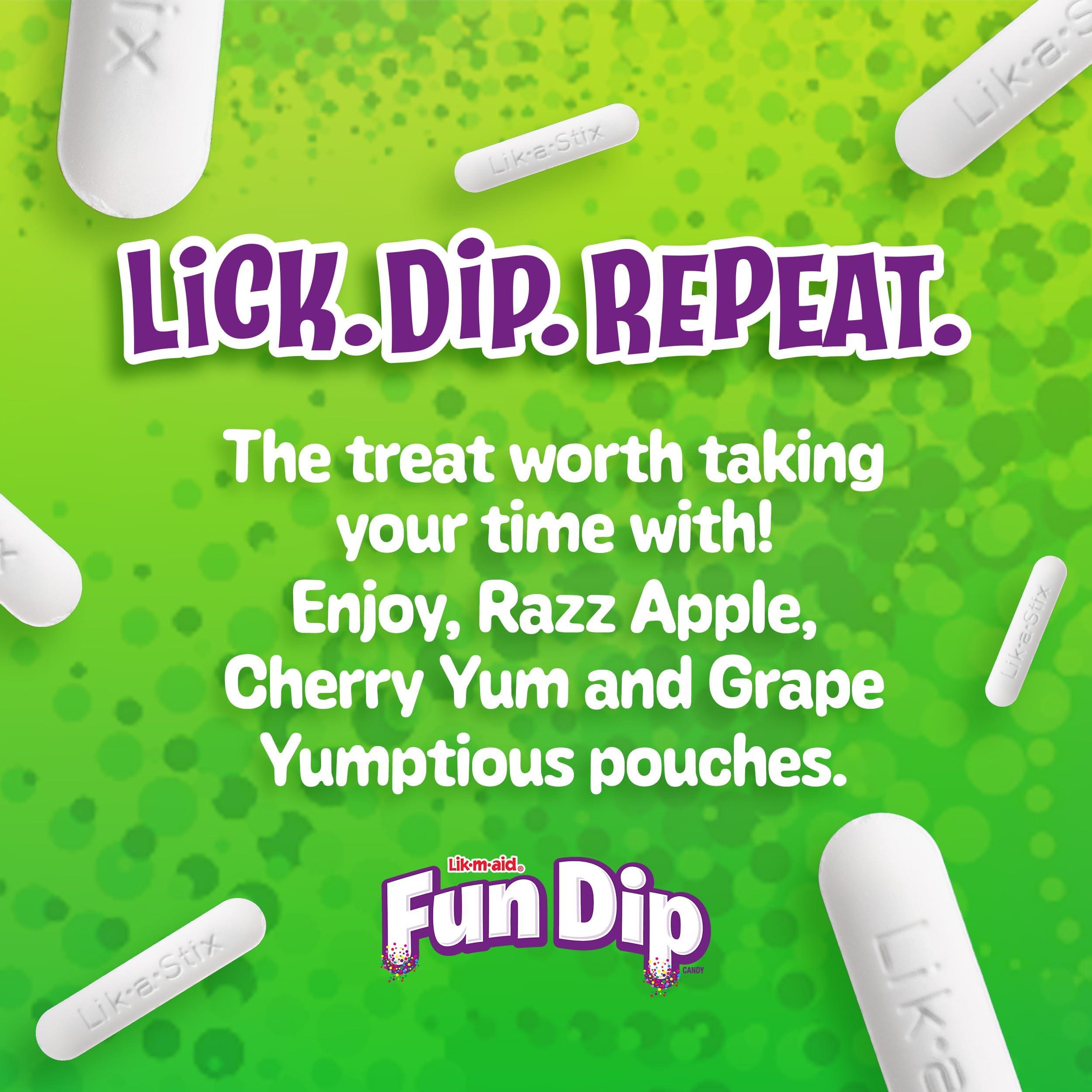 Wonka Fun Dip, Assorted Flavor Party Pack, 0.43 Ounce Packets (48 Count) - Image 7