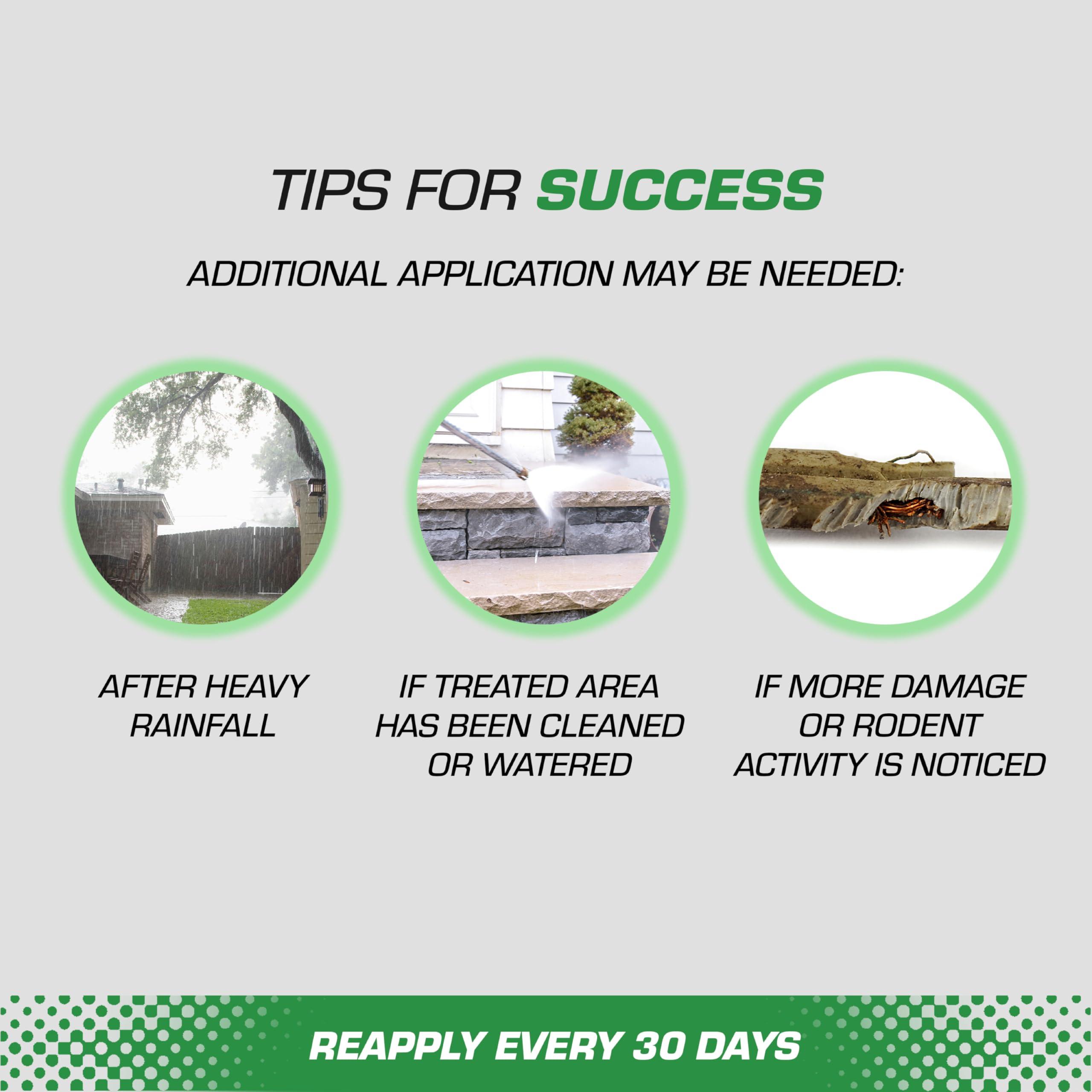 Tomcat Repellents Rodent Repellent Ready-to-Use, For Indoor and Outdoor Mouse and Rat Prevention with Peppermint, Cinnamon and Garlic Essential Oils, 1 gal. - Image 8