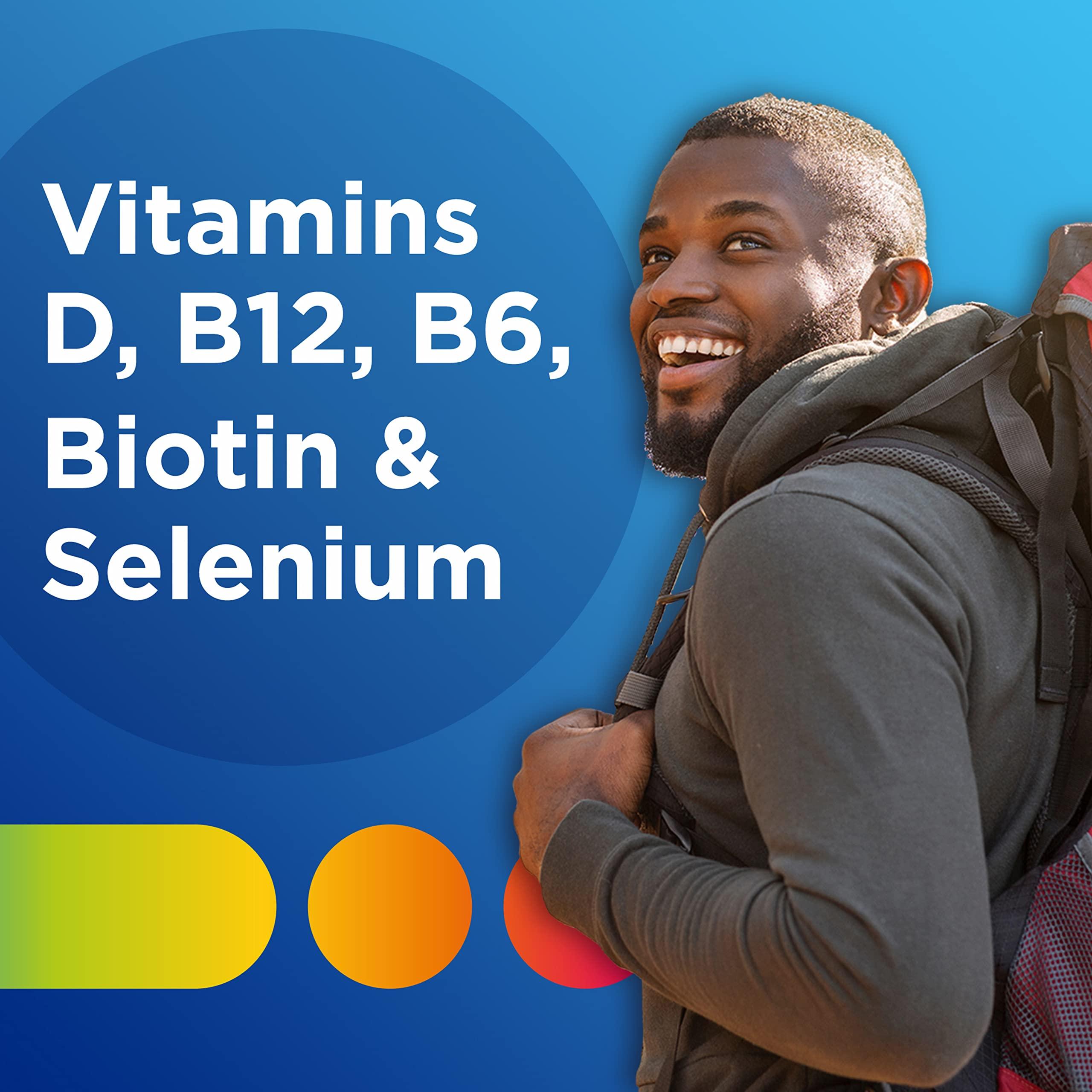 Centrum Multivitamin for Men, Multivitamin/Multimineral Supplement with Vitamin D3, B Vitamins and Antioxidants, Gluten Free, Non-GMO Ingredients - 200 Count - Image 2