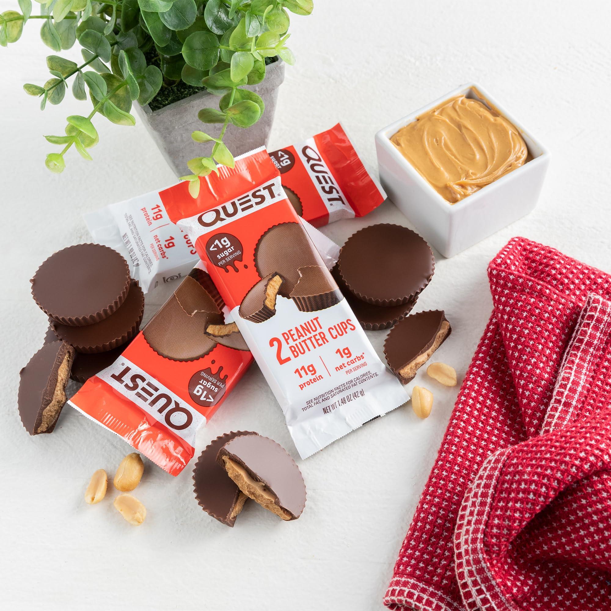 Quest Nutrition Peanut Butter Cups, 11g Protein, 1g Sugar, Low Carb, Gluten Free, Keto Friendly, 12 Count - Image 8