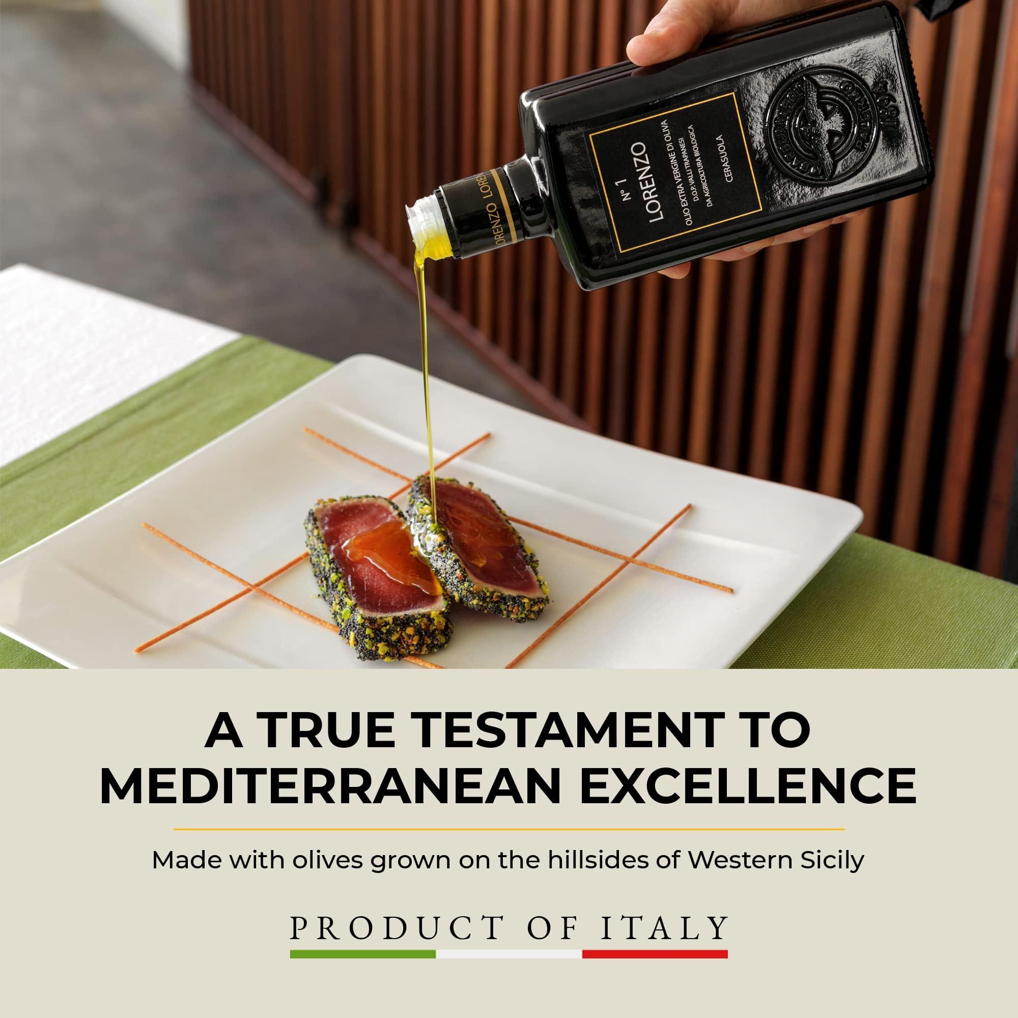 Barbera Lorenzo # 1 Organic Sicilian Extra Virgin Olive Oil. D.O.P Valli Trapanesi, 16.9-Ounce - Image 3