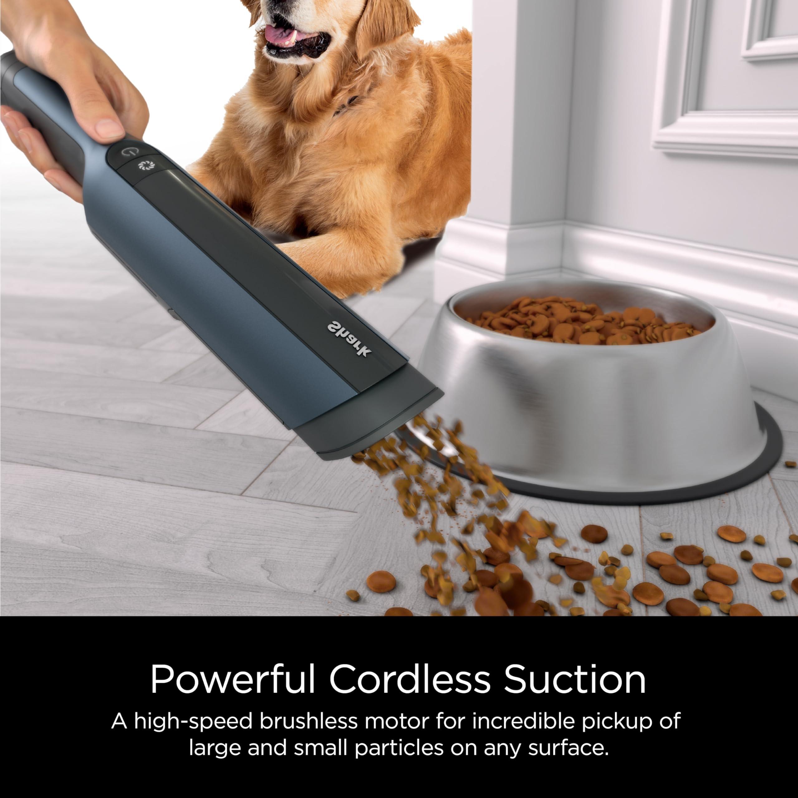 Shark WV410BL WANDVAC Cordless Hand Vacuum, Ultra-Lightweight & Portable with Powerful Suction & Tools for Pets, Designed for Car & Home, Dark Blue - Image 3