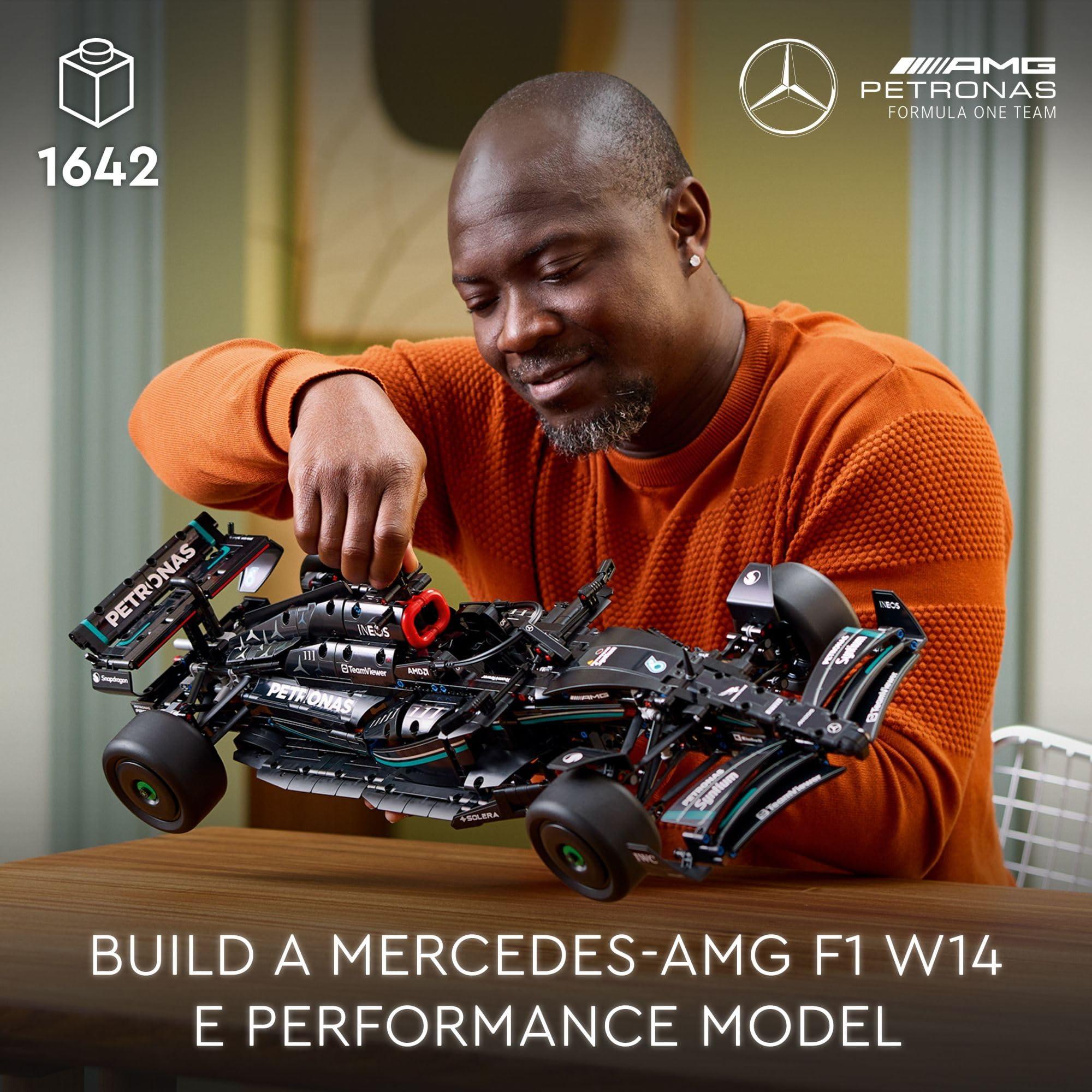 LEGO Technic Mercedes-AMG F1 W14 E Performance Model Car Kits - Formula 1 Building Sets for Adults, Ages 18+ - Gift for Fathers Day - 3D Puzzle of Race Car with Realistic Details - 42171 - Image 3