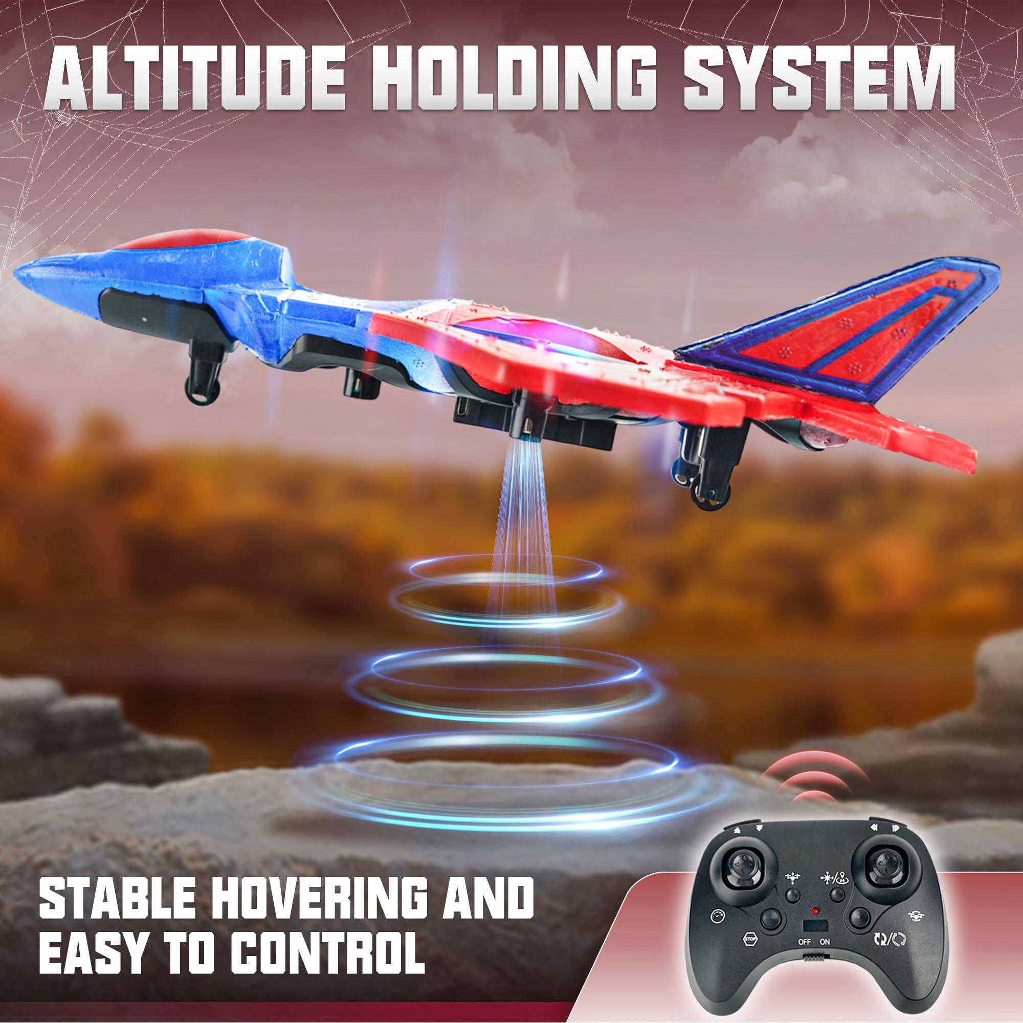 BEZGAR Drones for Kids | 2.4GHZ RC Plane, Spider Toys for Boys, Remote Control Spider, Remote Control Airplane, RC Helicopter, 360° Flip Fighter Jet Toy, Toys for ages 8-13 - Image 5