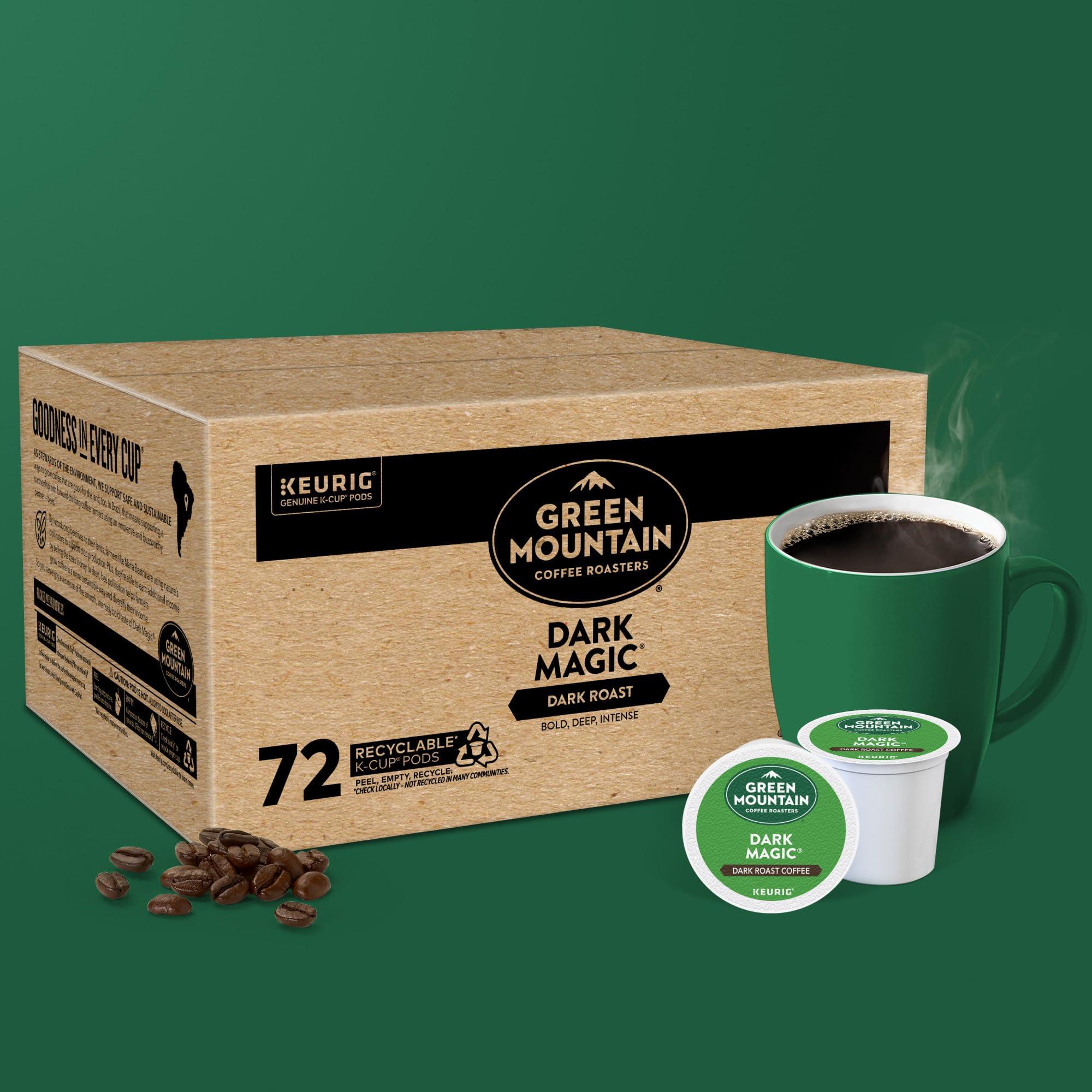 Green Mountain Coffee Roasters Dark Magic Keurig Single-Serve K-Cup Pods, Dark Roast Coffee, 72 Count - Image 6