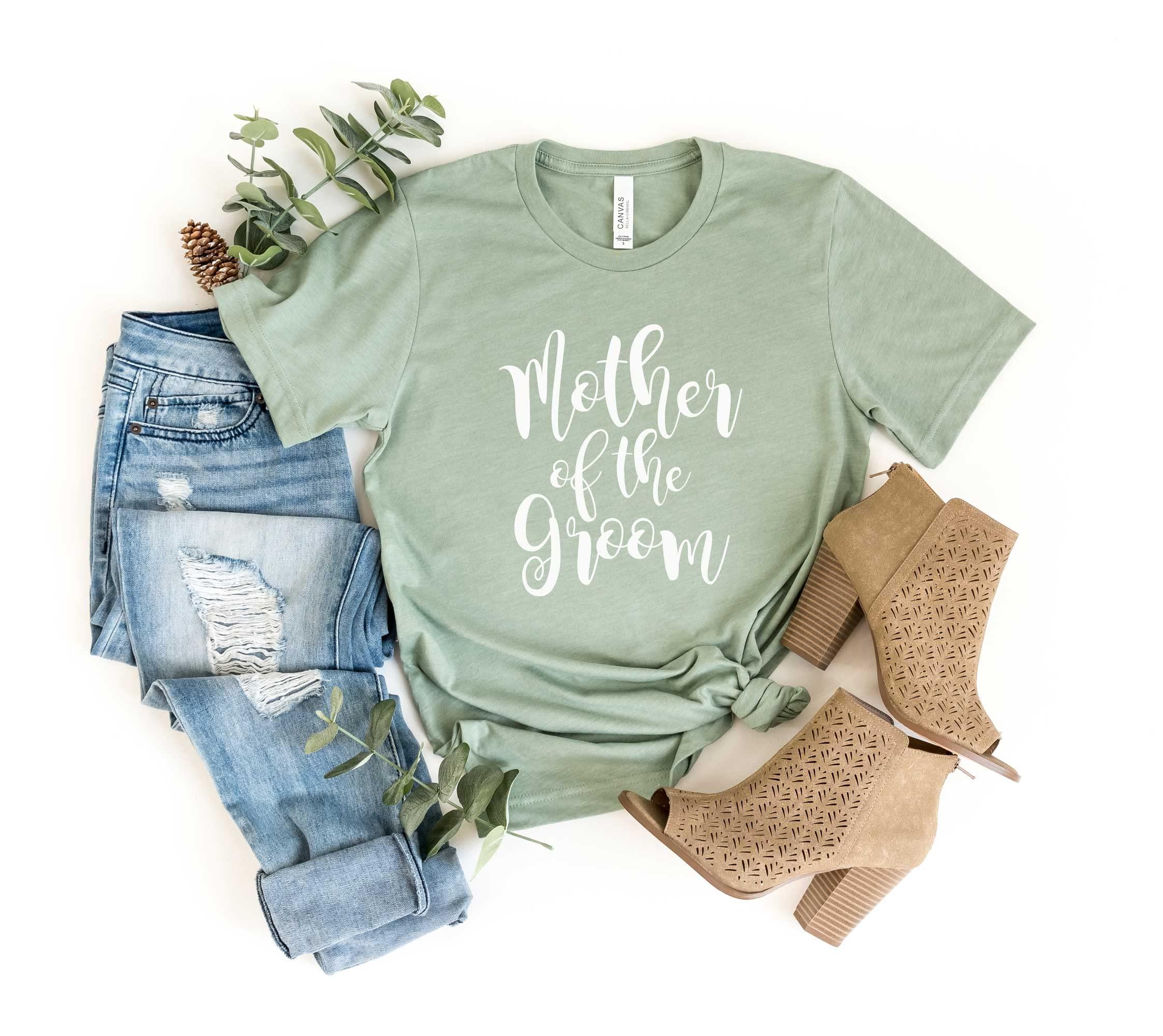 Mother of The Bride Shirt. Mother of The Groom Shirt. Unisex T-Shirts for Mom of The Bride and Groom. - Image 2