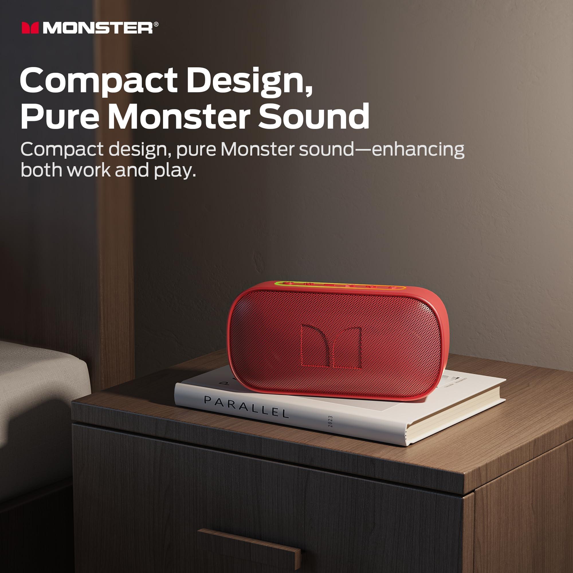 Monster S150 Speaker, Strong Bluetooth 5.4, IPX7 Waterproof Wireless Speaker, Support Sulti-Channel Connection, HD Hands-Free Calling, Compact Design Bluetooth Speakers - Image 2