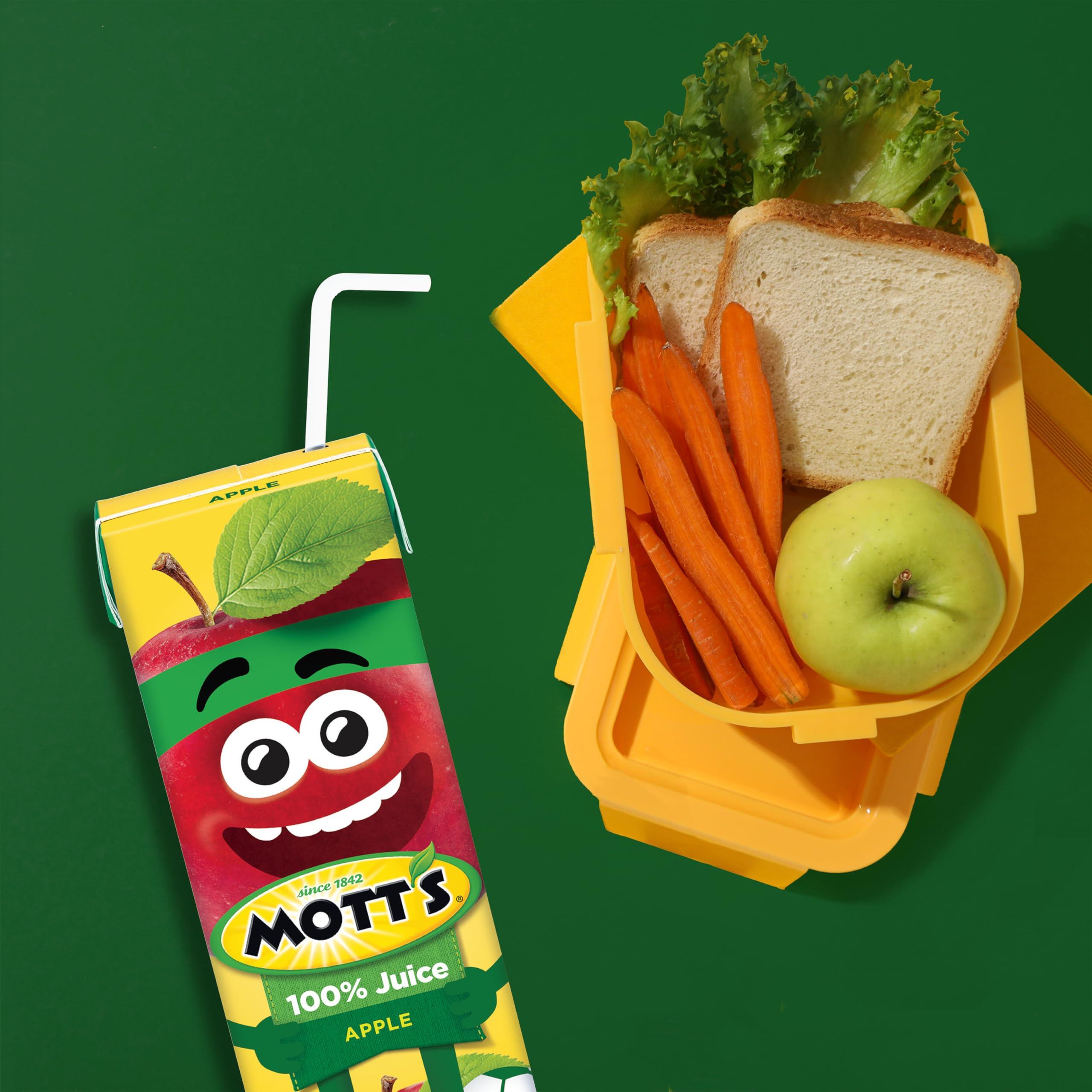Mott's 100% Original Apple Juice, 6.75 Fl Oz Boxes, 32 Count (4 Packs Of 8), 2 Servings Of Fruit, 100% Fruit Juice, Gluten-free, Caffeine-free, Kosher, Contains No Artificial Colors Or Sweeteners - Image 9