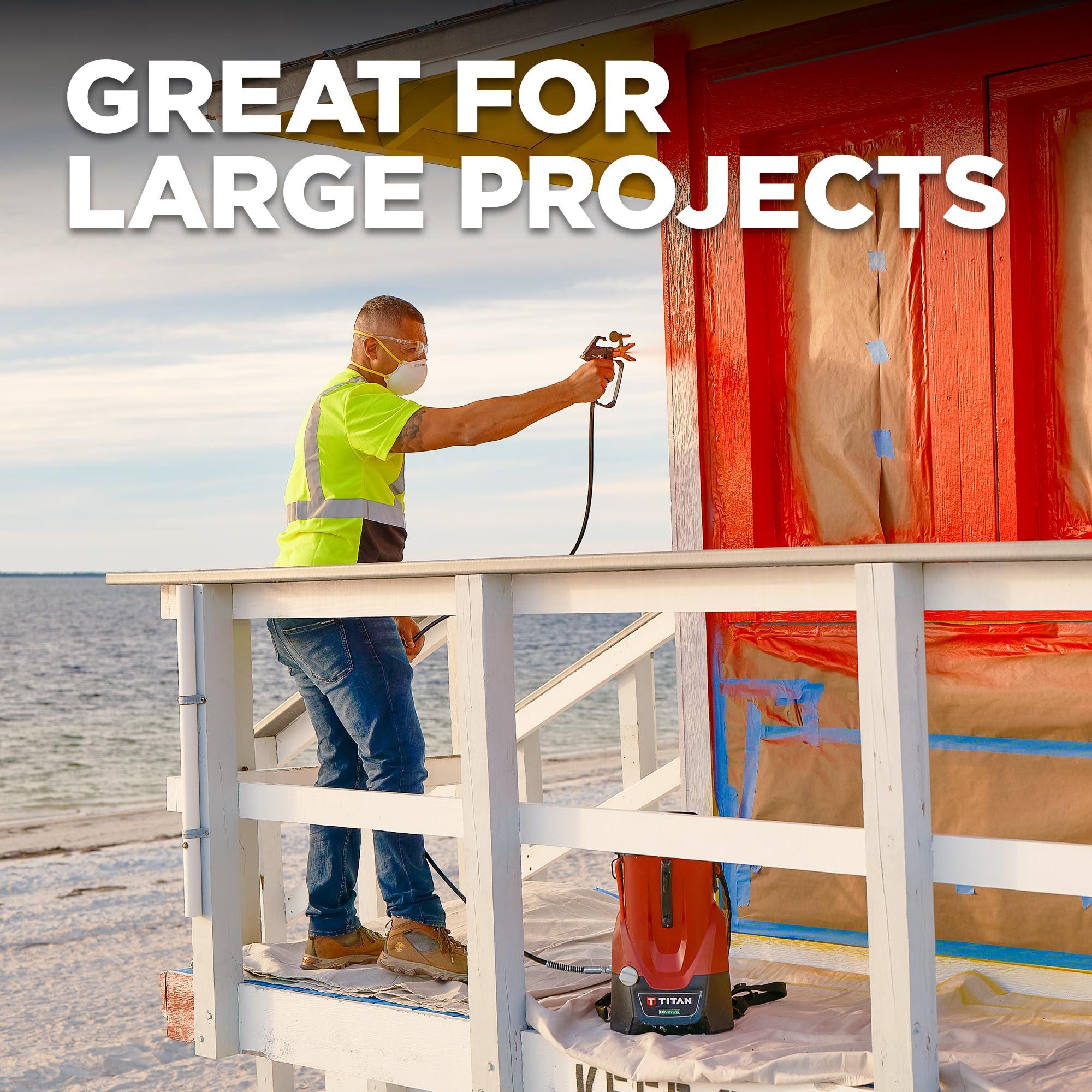 Titan 2441251 ControlMax 1650 18V Cordless High Efficiency Airless Paint Sprayer, HEA Technology Decrease Overspray by up to 55%, Cordless Allows You to go Anywhere - Image 11