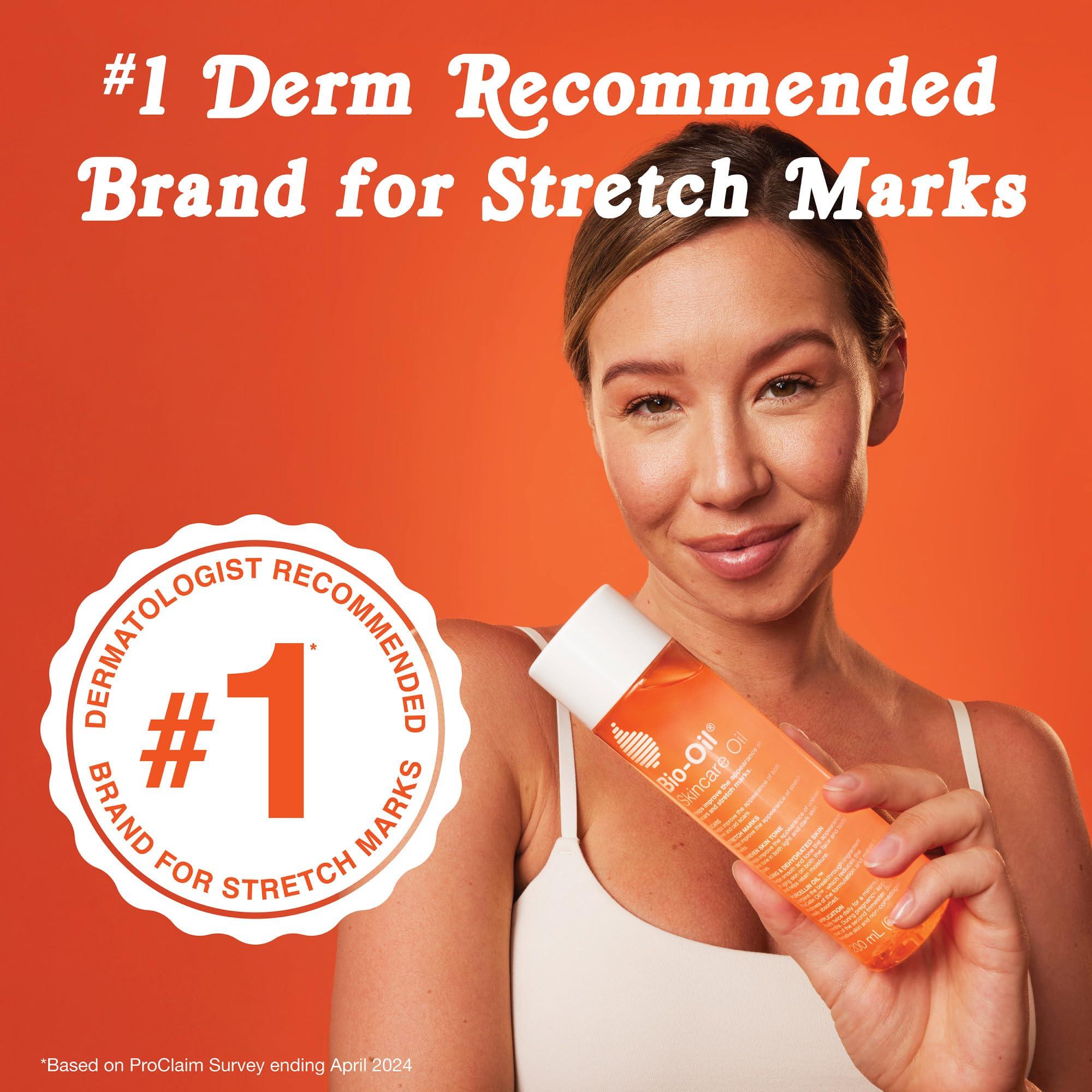 Bio-Oil Skincare Body Oil Serum, Face and Body Moisturizer with Vitamin E & A, for Scars, Stretch Marks, Sensitive Skin, All Skin Types, Dermatologist Recommended, Non-Comedogenic, 6.7 Oz - Image 2