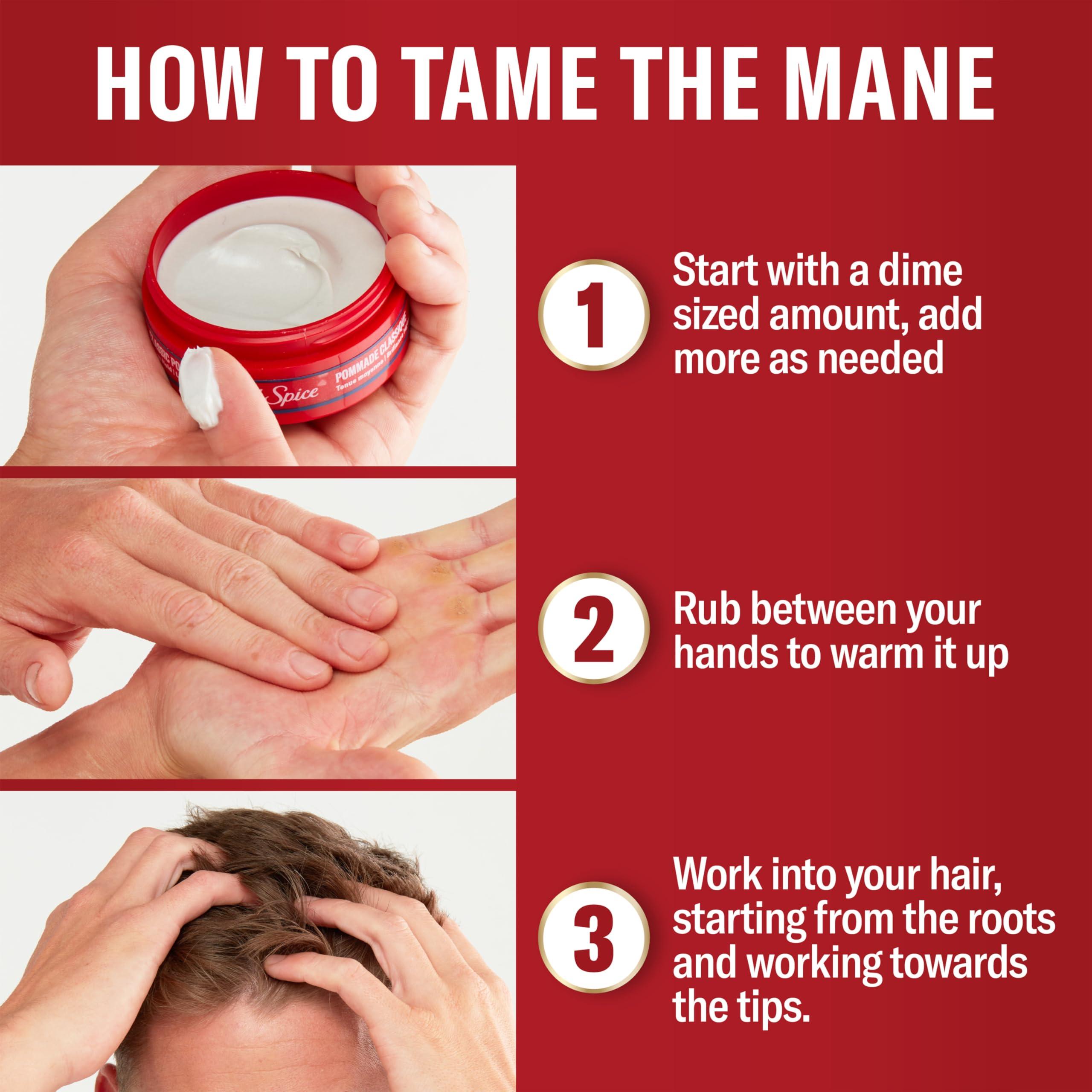 Old Spice Stay-In-Place Hair Styling Putty for Men, High Hold, Very Low Shine, 2.22 Oz - Image 5