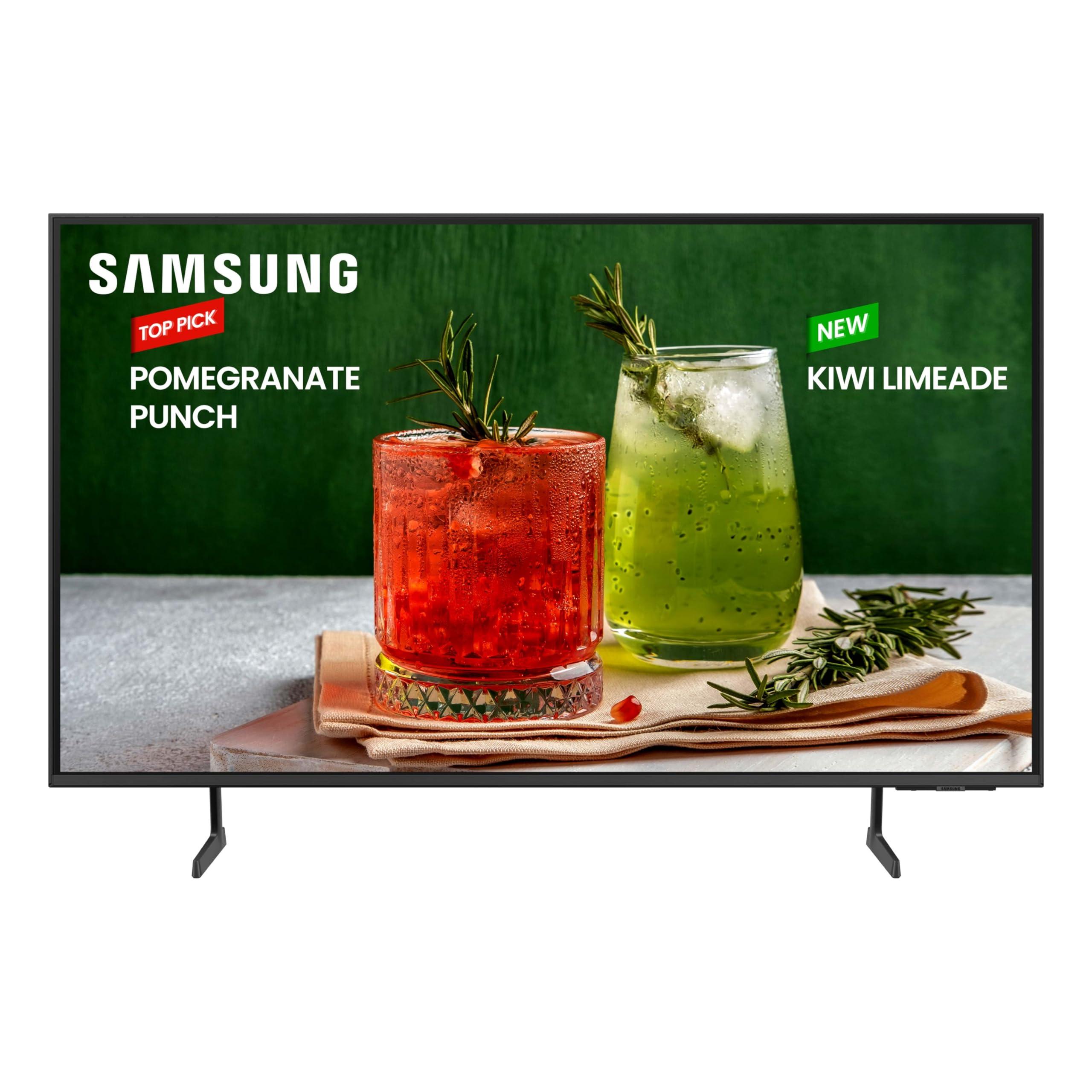 SAMSUNG 55-Inch Class Crystal UHD 4K Bed-H Series HDR Business Pro TV w/ 3-Sided Bezel-Less Slim Design, Use for Digital Signage Displays, Commercial TV, Alexa Built-in (LH55BEDHLG, 2024 Model)