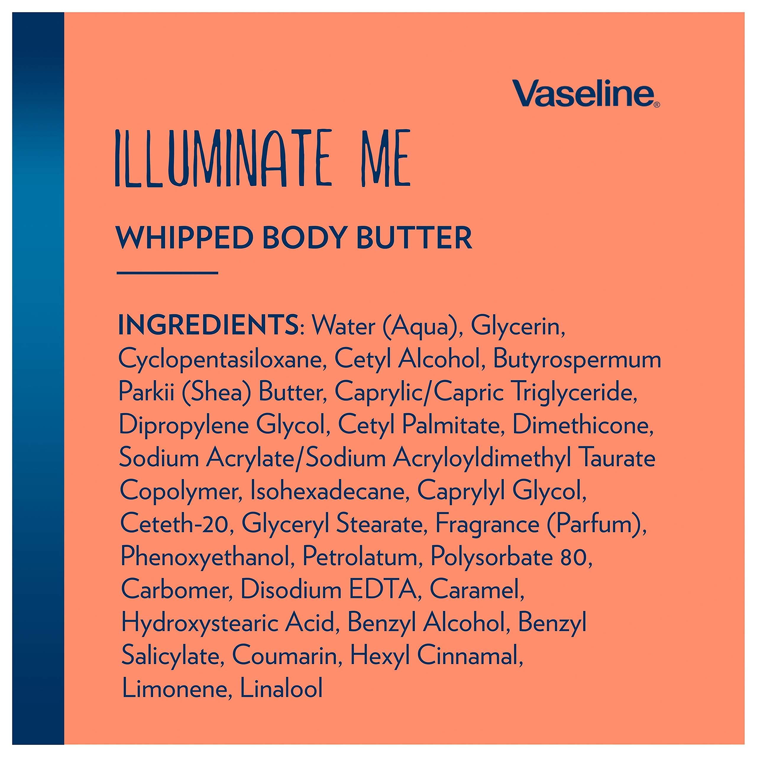 Vaseline Illuminate Me Shea Butter Whipped Body Butter for Melanin Rich Skin Provides 24 Hour Moisturization for Dry Skin 11 oz - Image 7