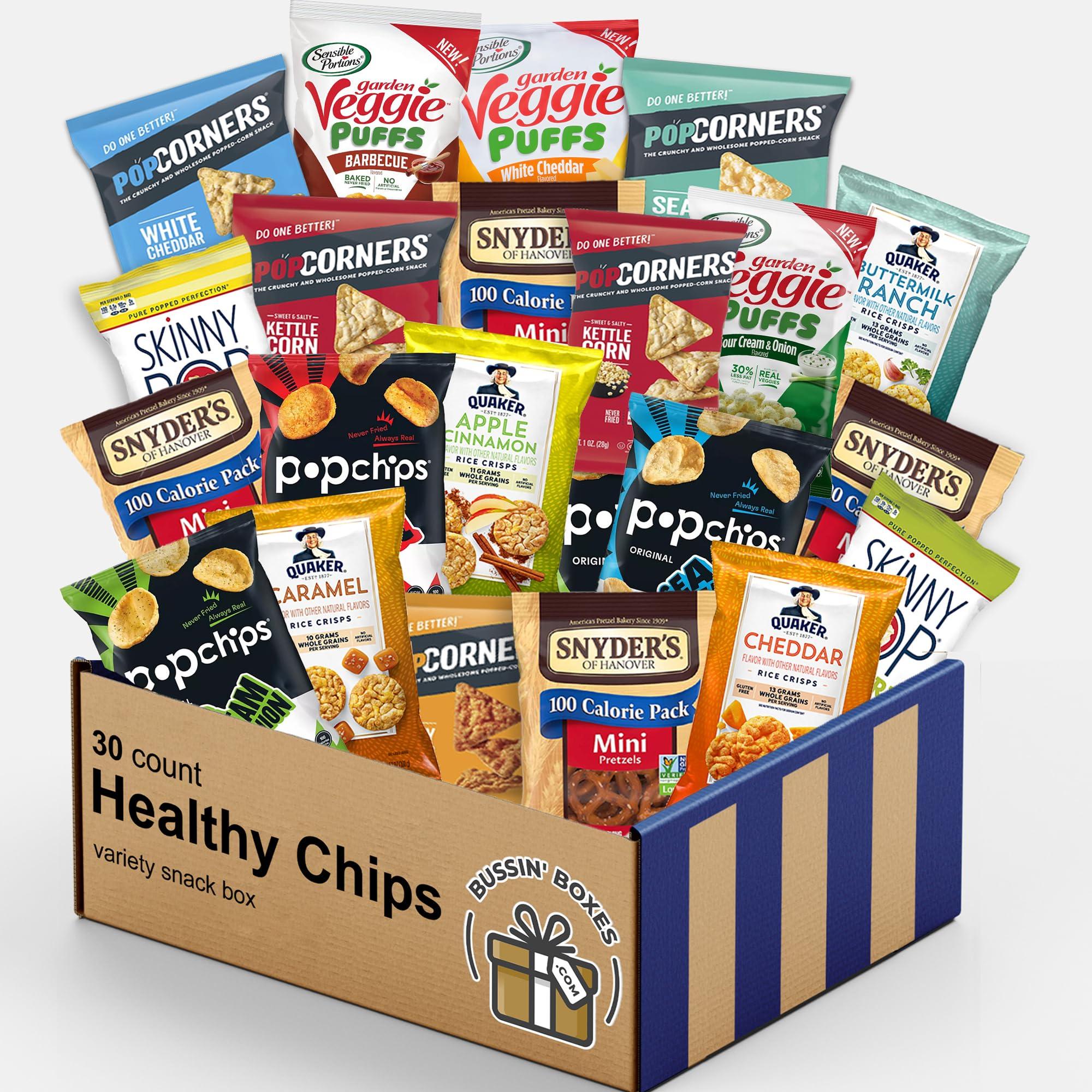 Healthy Snacks Variety Pack (30 Items) Bulk Assortment of Healthy Chips, Popcorn & Crisps - Image 2
