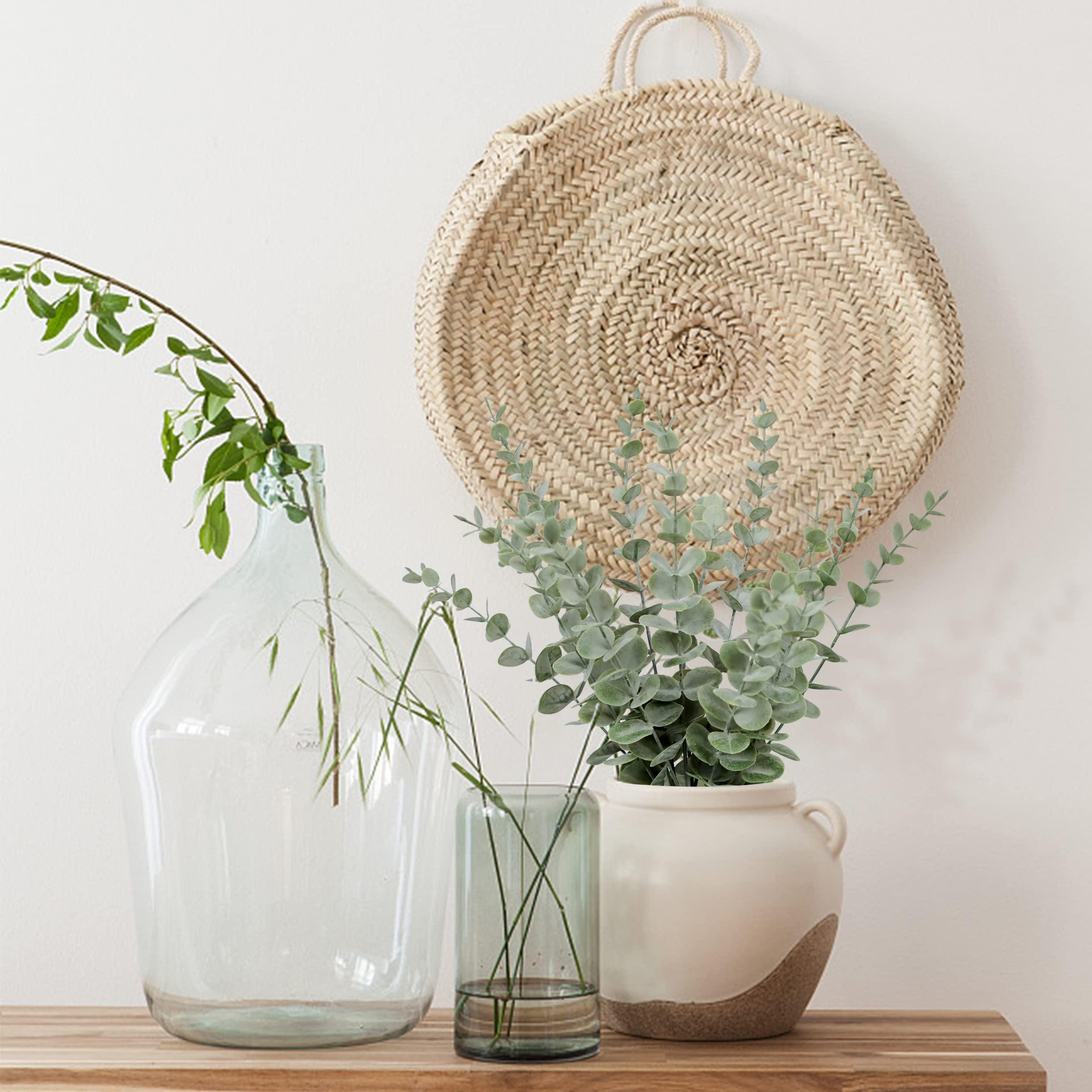 Tiyard 18pcs Eucalyptus Stems Artificial Eucalyptus Leaves Stems Artificial Fake Flowers for Home Office Flowers Bouquet Centerpiece Wedding Decoration Christmas Decor 2025 - Image 8