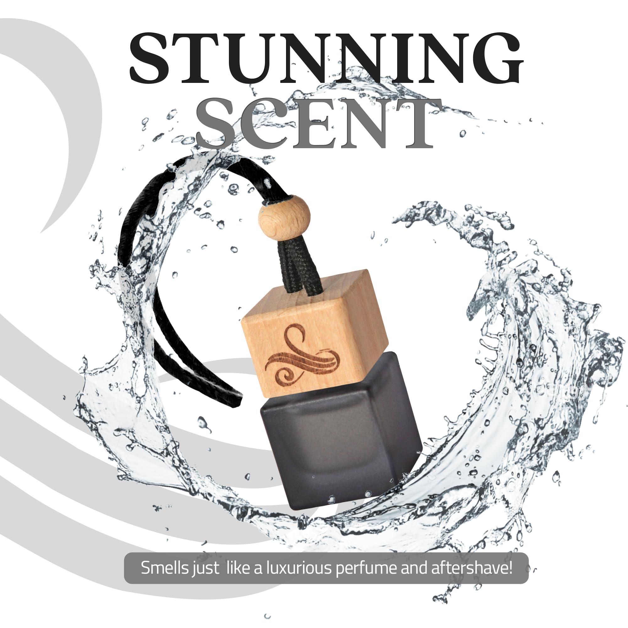 Greed Car Air Freshener for Men | Aventos Perfume Inspired Fragrances | Strong Car Freshener with Odour Eliminator Technology | Creed Air Freshener | Long Lasting Automotive Freshener by Perfa - Image 2