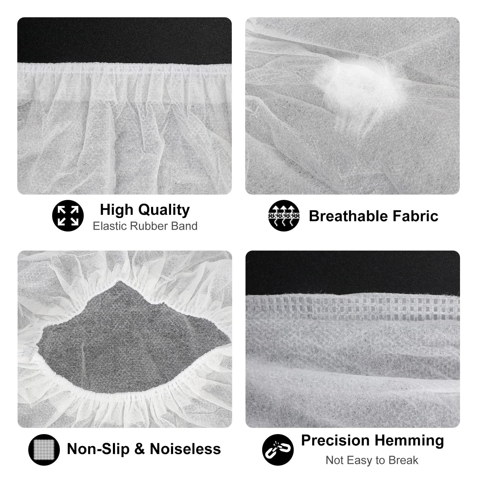 Homelove Shoe Covers Disposable 100 Pack(50 Pairs) Boot Covers Non-Slip for Indoor, Durable Noiseless Shoe Booties Covers for Home, Real Estate, Workplace, Construction, Floor, Travel - Image 3