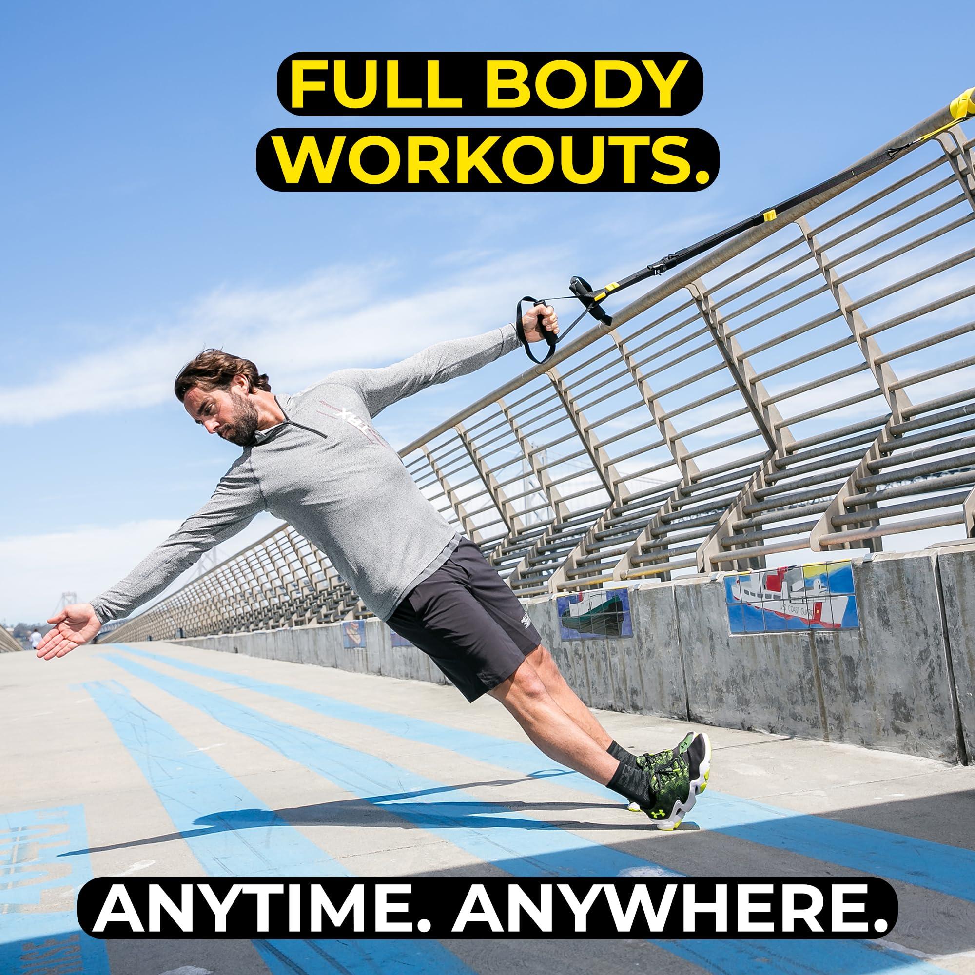 TRX GO Suspension Trainer System, Full-Body Workout for All Levels & Goals, Lightweight & Portable, Fast, Fun & Effective Workouts, Home Gym Equipment or for Outdoor Workouts, Grey - Image 9