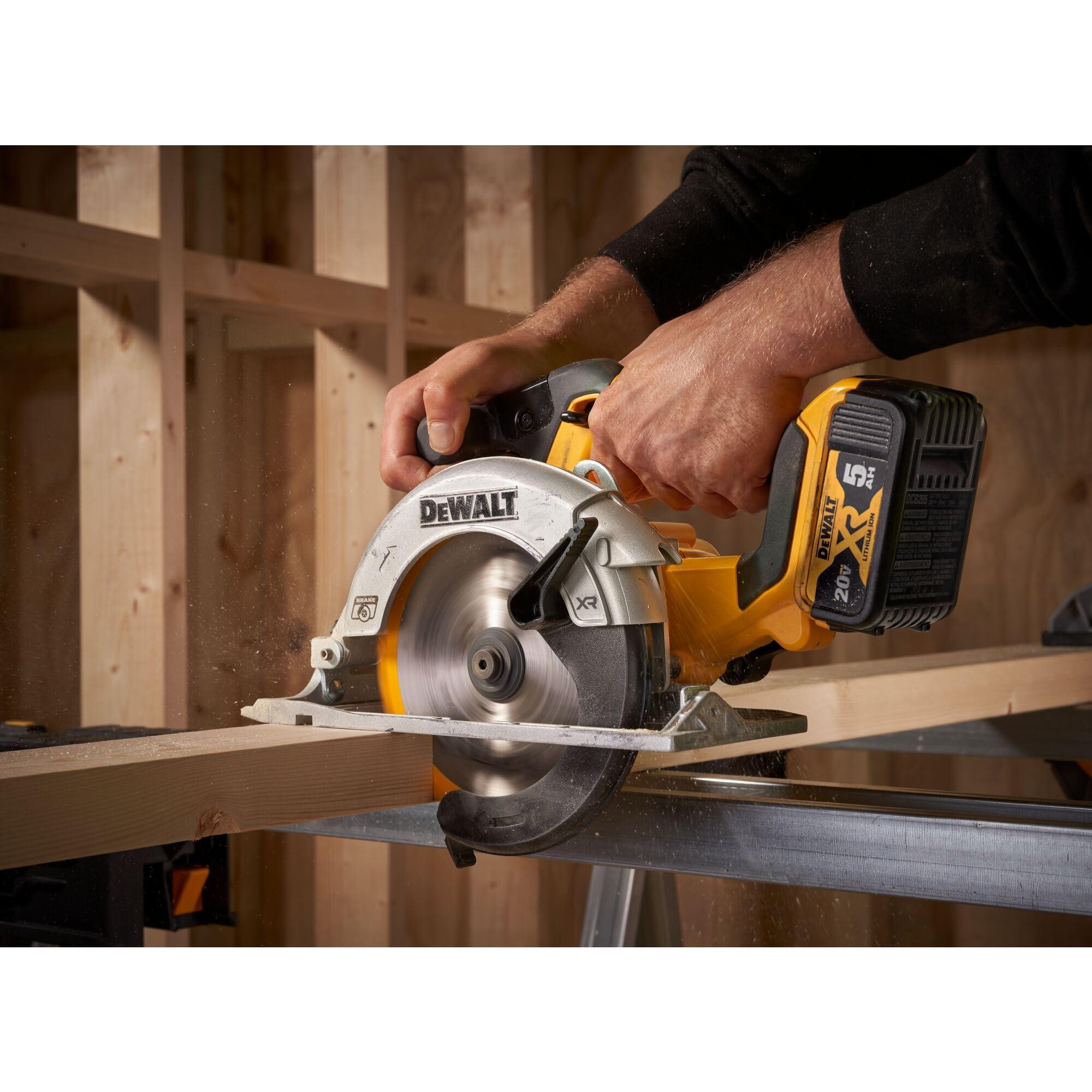 DEWALT 20V MAX* Circular Saw, 6-1/2-Inch, Cordless, Tool Only (DCS565B) - Image 2