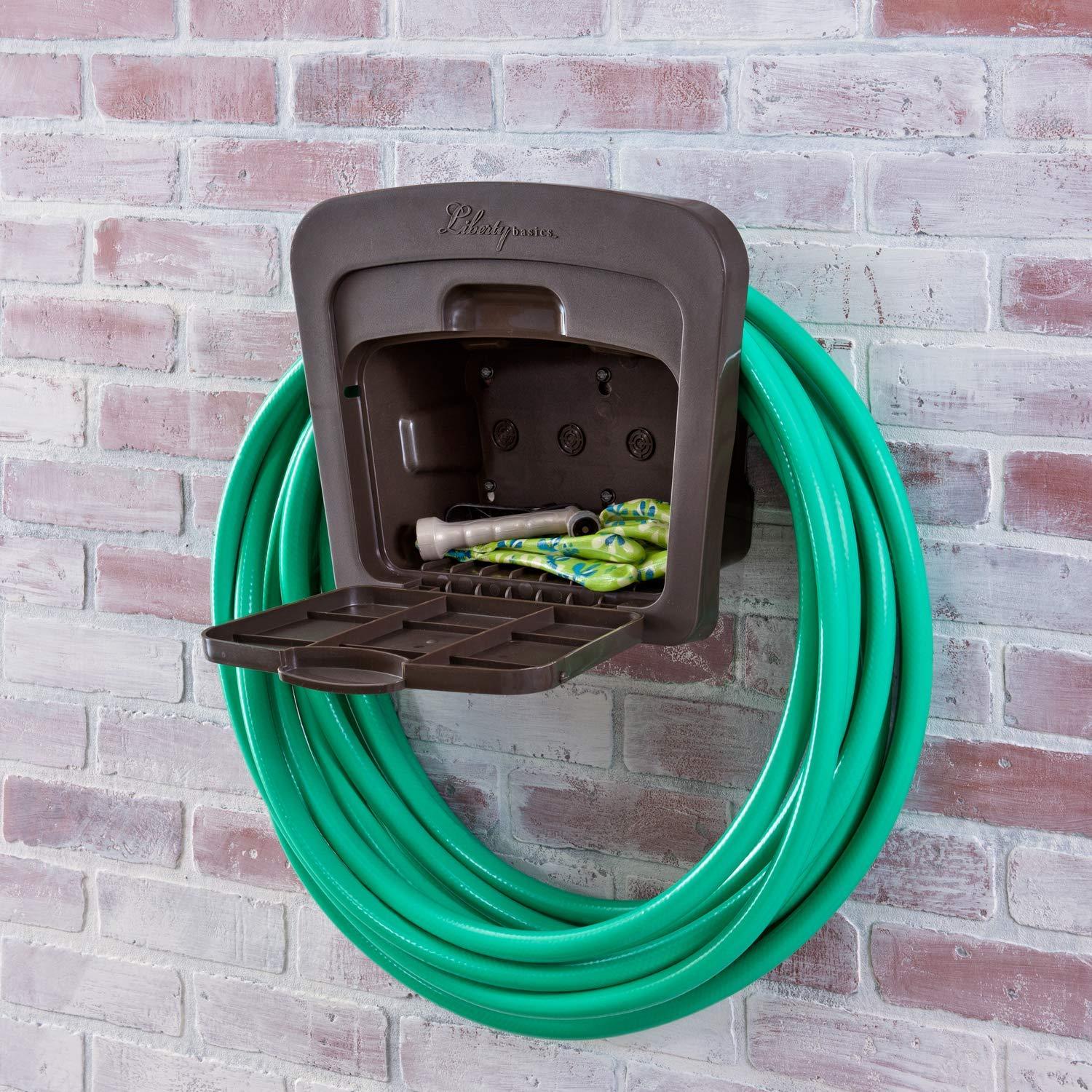 Liberty Basics 501 Garden Hose Hanger w/Storage Compartment - Image 4