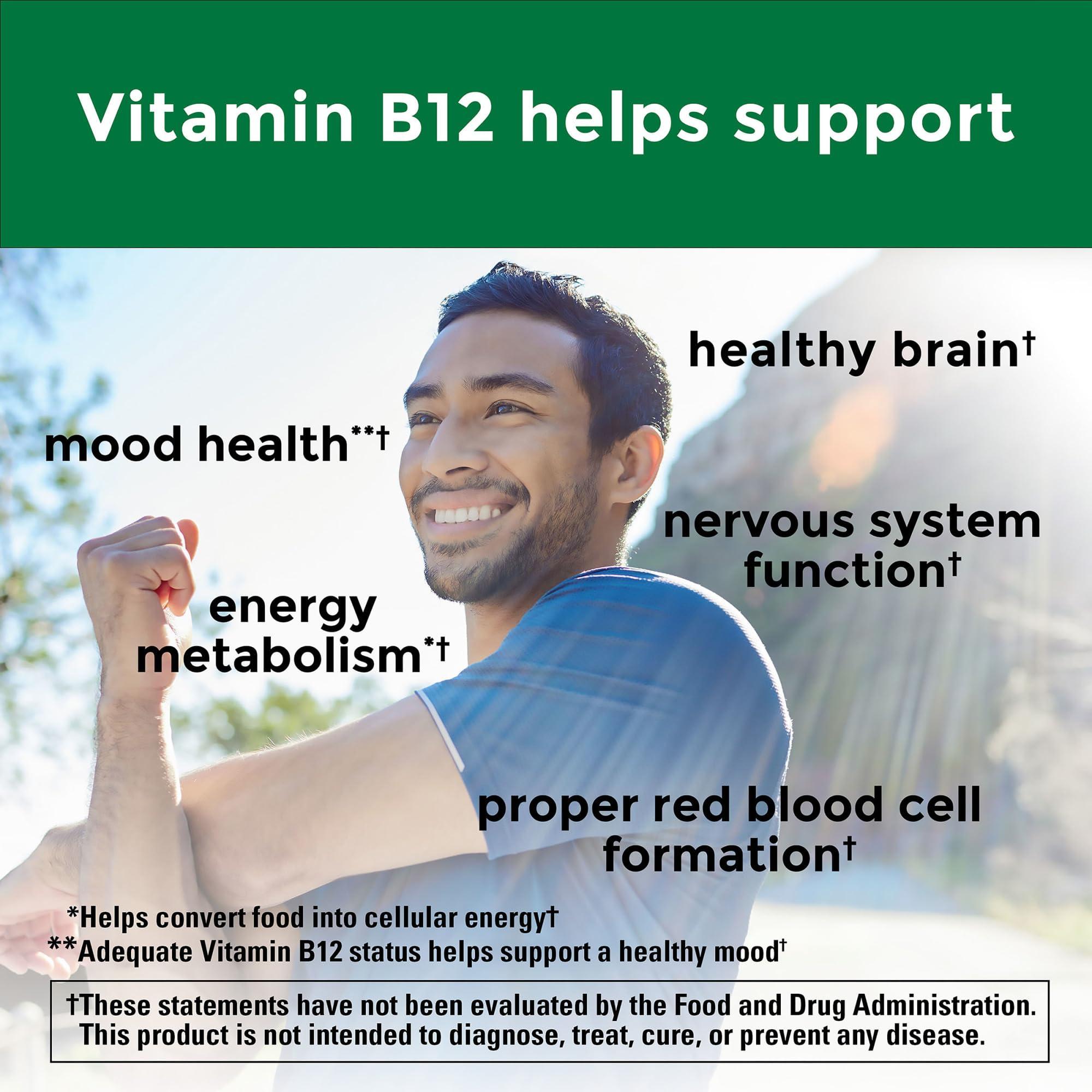Nature Made Vitamin B12 1000 mcg, Dietary Supplement for Energy Metabolism Support, 150 Softgels, 150 Day Supply - Image 3