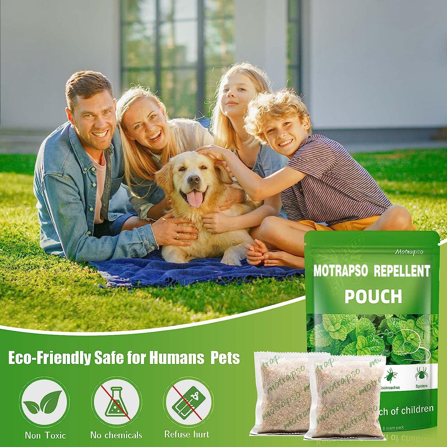 12 Pack Mouse Repellent Pouches, Peppermint Oil to Repel Mice and Rats, Mouse Deterrent, Rat Repellent, Plant Essential Oils Pest Control, Safe, Efficient and Durable - Image 4