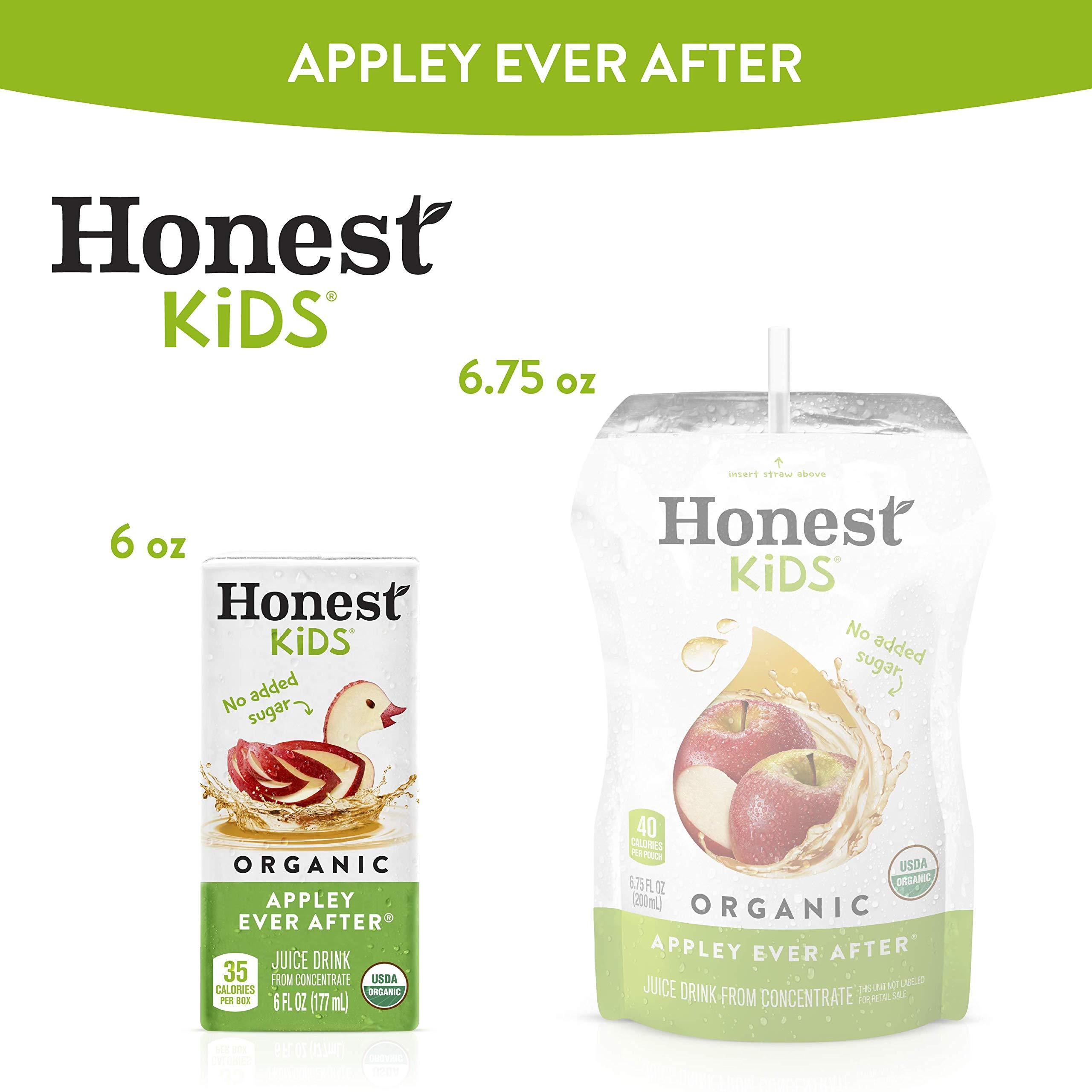 Honest Kids Appley Ever After, Organic Juice Drink, 6 Fl oz Juice Boxes, Pack Of 40, Apple - Image 4